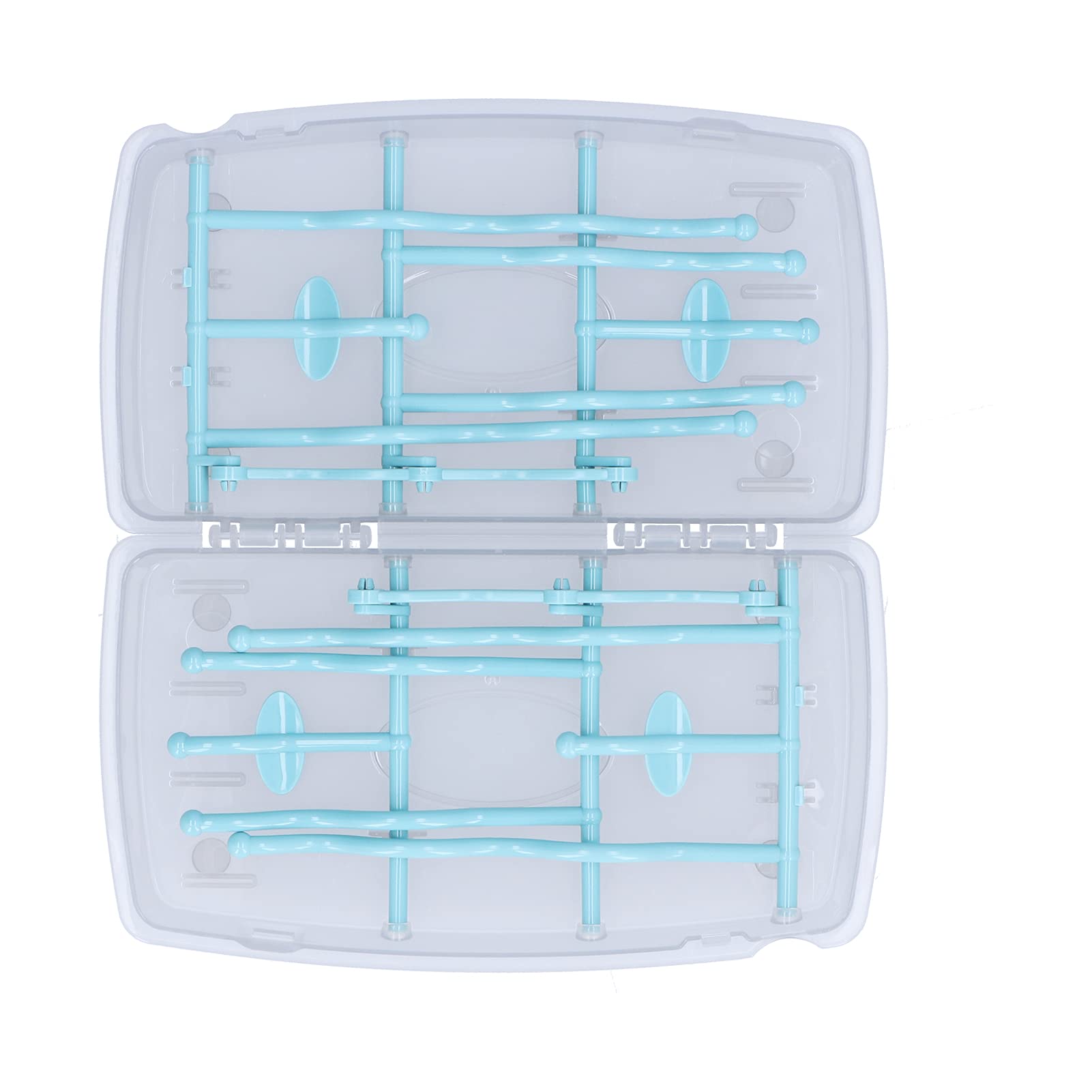 Portable Baby Bottle Drying Rack - Collapsible Travel Bottle Holder for Breast Pump Parts & Accessories | Compact Vertical Design for On-the-Go Parents | Perfect for Travel, Camping & Nursery Organization