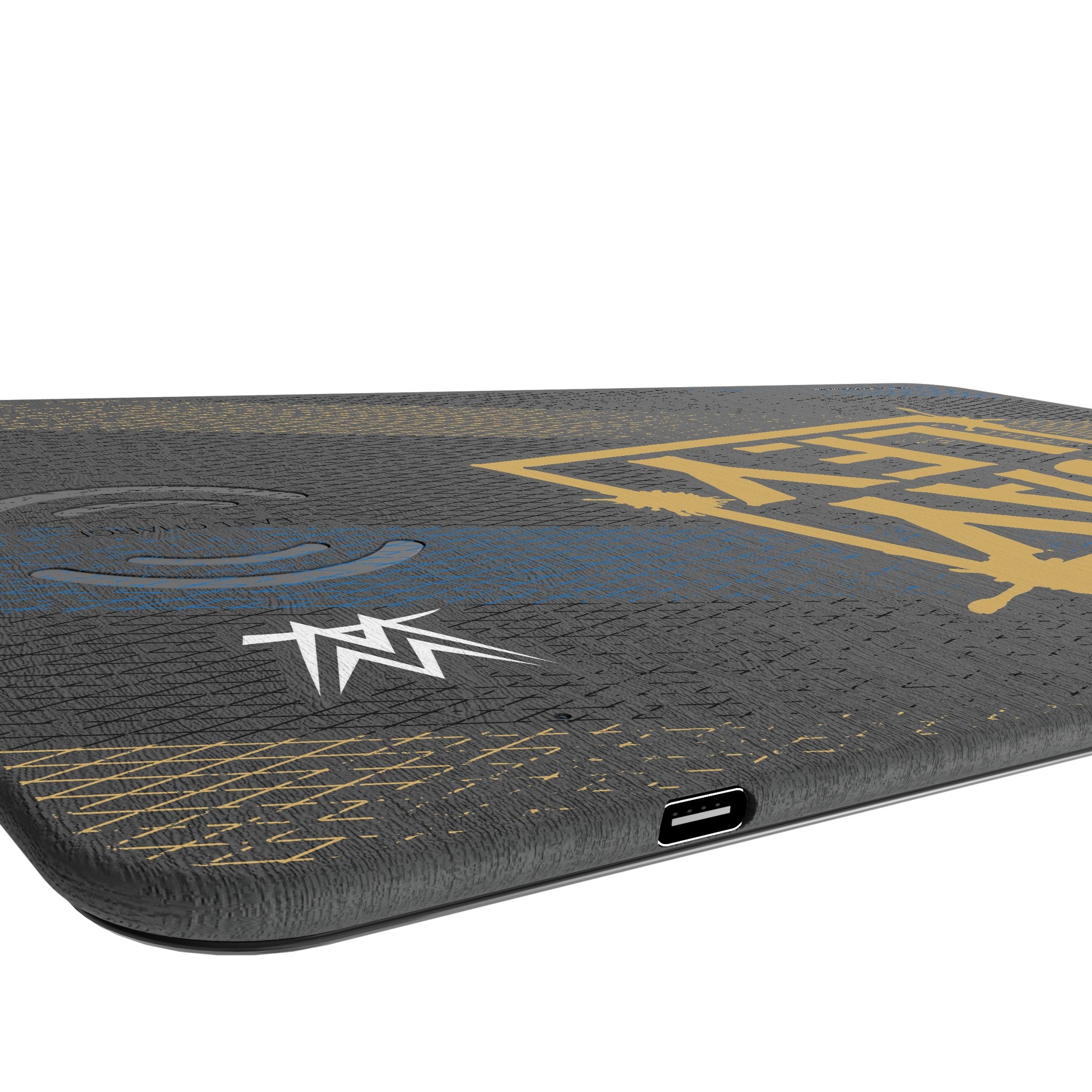 Bayley Steel 15W Fast Wireless Charger with Mouse Pad - Perfect for Office, Gaming & Home Workspace Charging