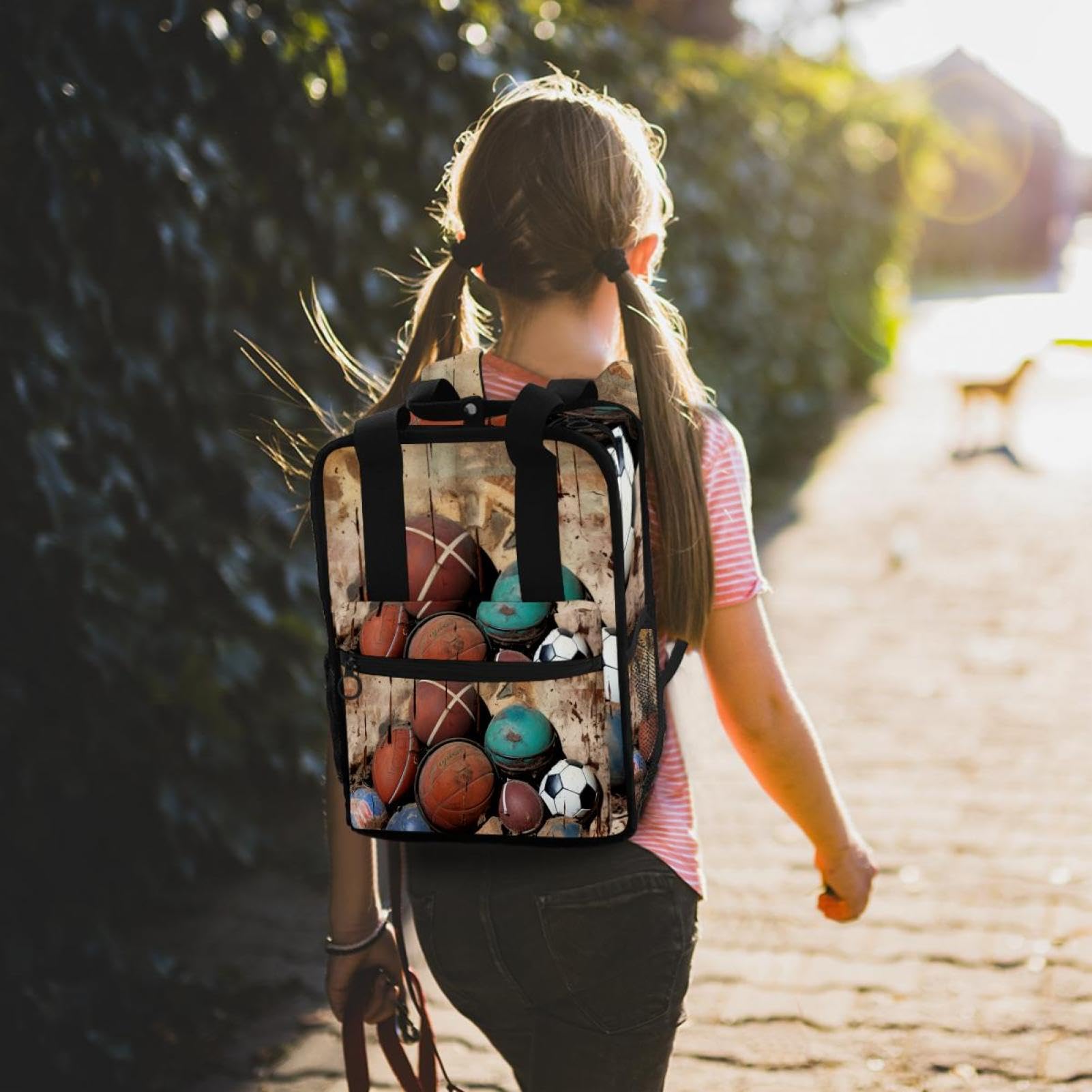 Stylish Unisex Travel Backpack for Women & Men - Durable Sports Backpack for Basketball, Football, Baseball - Perfect for Gym, School & Outdoor Adventures
