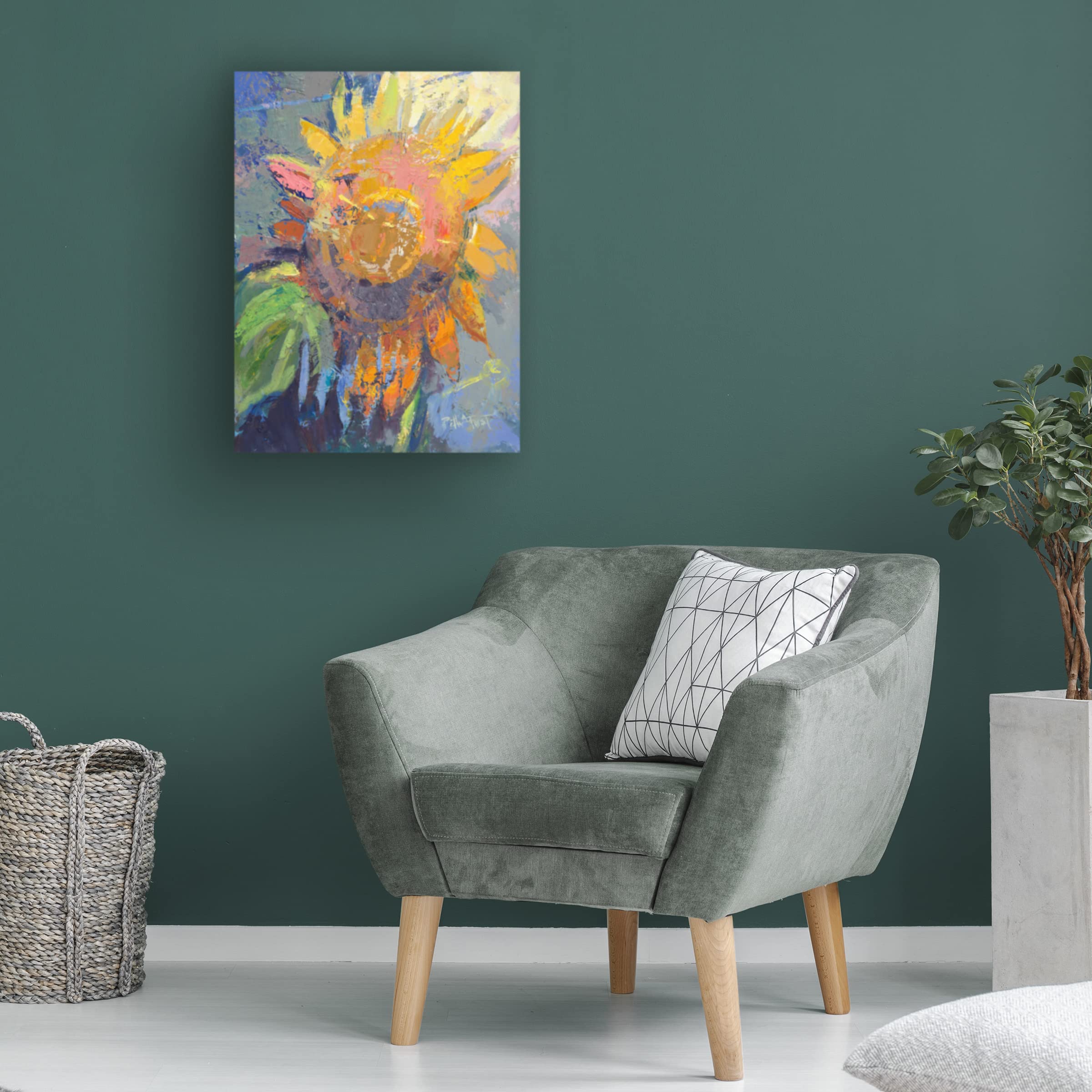 Beth A. Forst 'Alberta' Canvas Wall Art Print - Handmade Landscape Painting for Living Room, Bedroom & Office Decor - Trademark Fine Art Collection