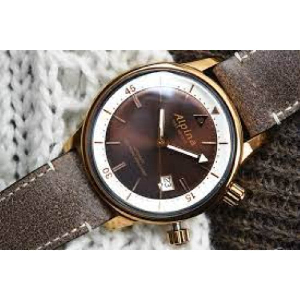ALPINA SEASTRONG DIVER HERITAGE 525BRC4H4 Men's Luxury Dive Watch - 300M Water Resistant, Swiss Automatic Movement - Perfect for Scuba Diving, Water Sports & Everyday Wear