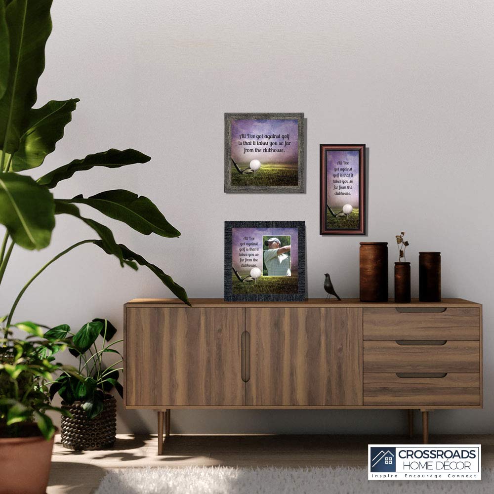 Funny Golf Picture Frame for Men - Unique Golf Gifts & Home Décor - Perfect for Father's Day, Birthday & Office Decor (8664BW)