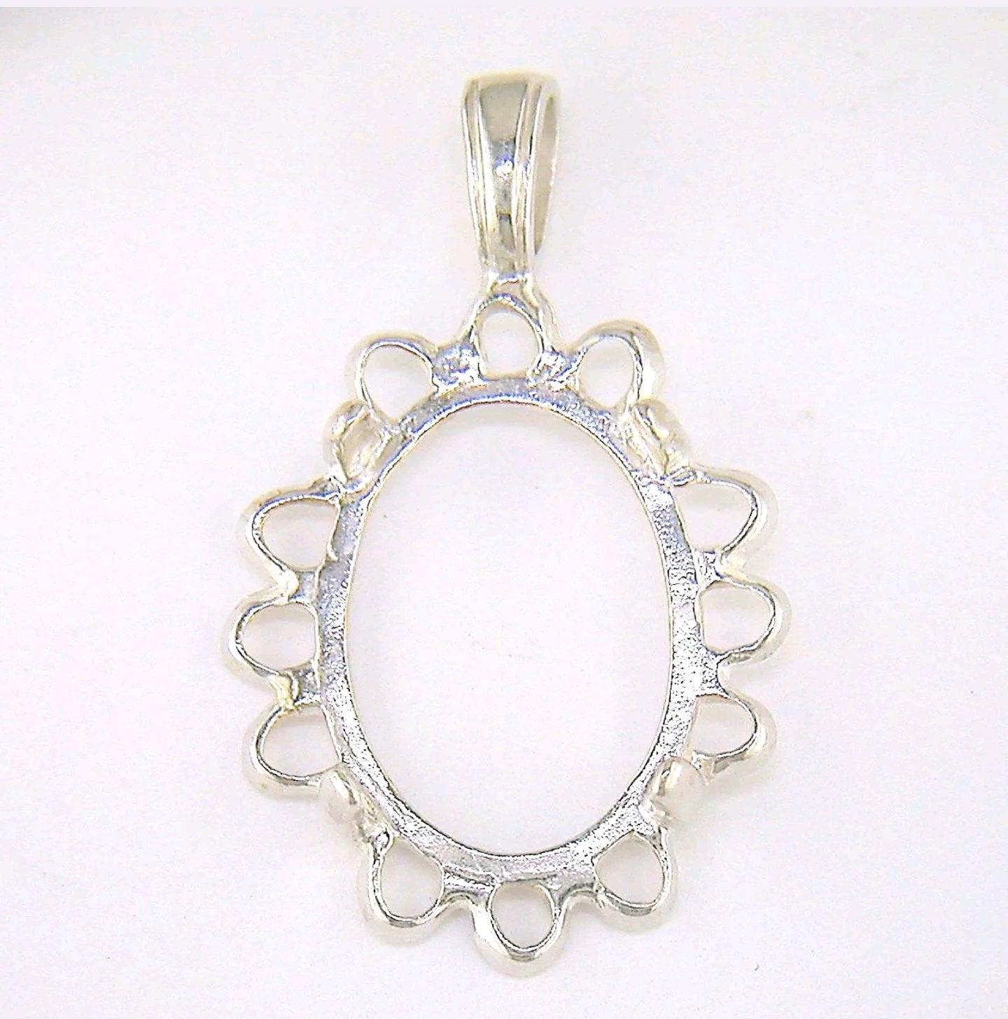 Premium 18x13mm & 30x22mm Oval Cameo Cabochon Pendant - Solid Sterling Silver or 14K Gold - Handcrafted in USA - Perfect for Vintage Jewelry, Gift Giving & Special Occasions