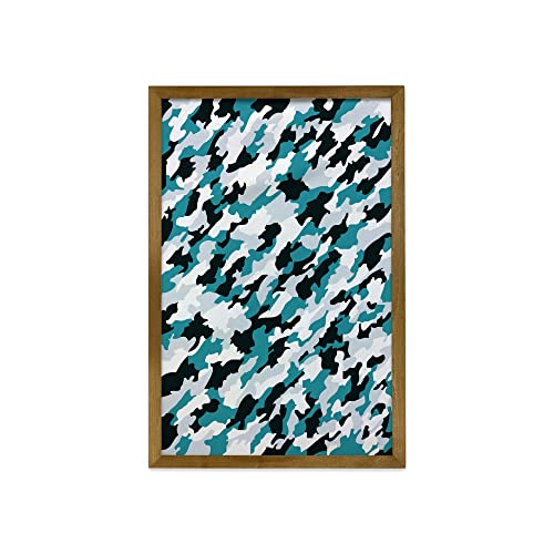 Dark Green White