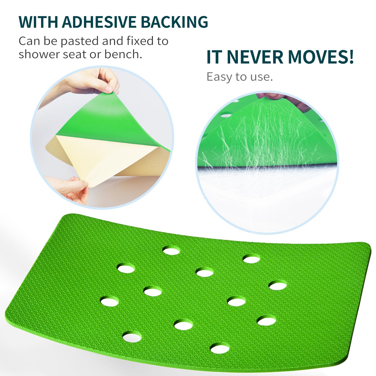 Non-Slip Soft Cushion for Shower Seat - 14