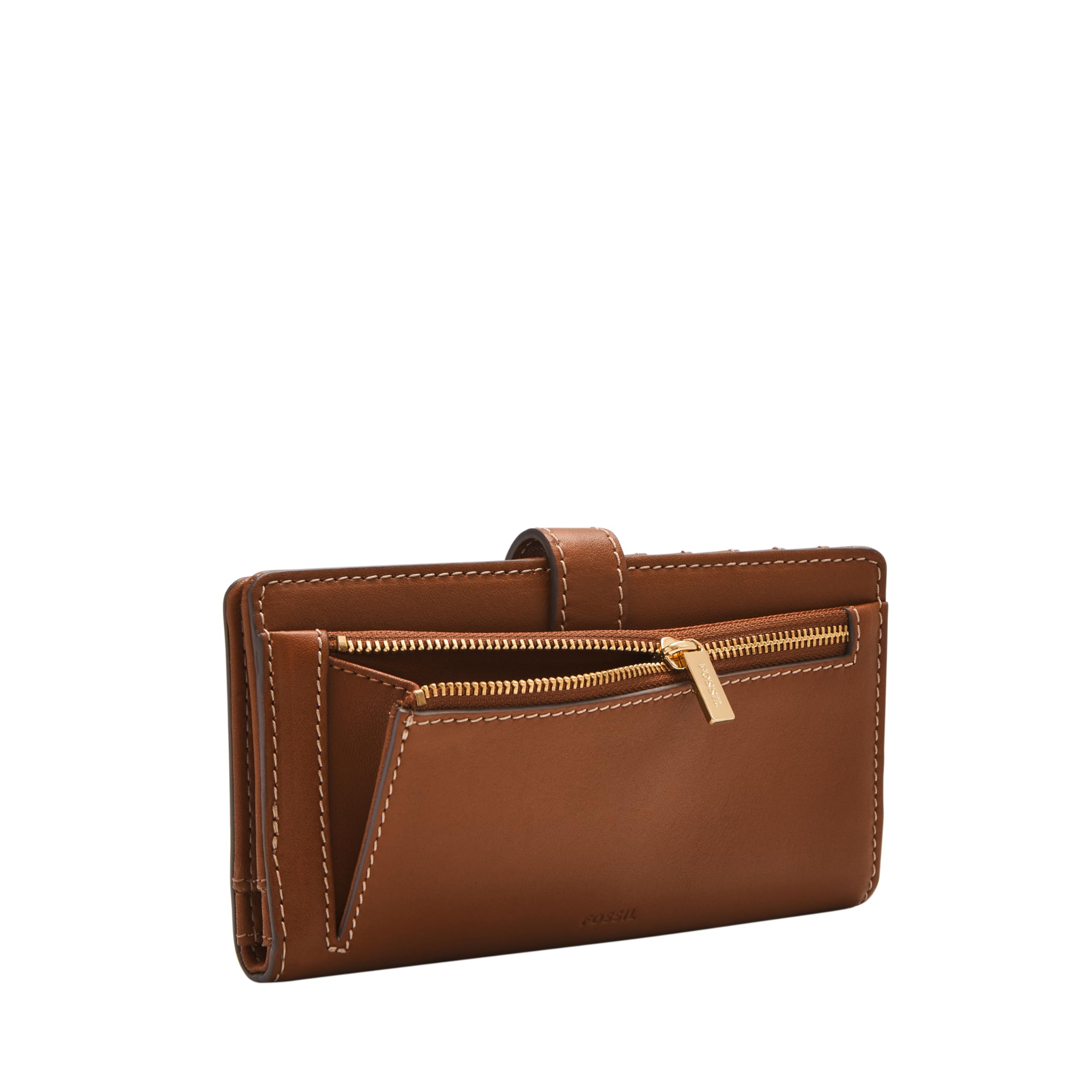 Fossil Lennox Tab Bifold Wallet for Men - Genuine Leather RFID Blocking Slim Wallet with ID Window & Card Slots - Perfect for Travel, Business & Everyday Use