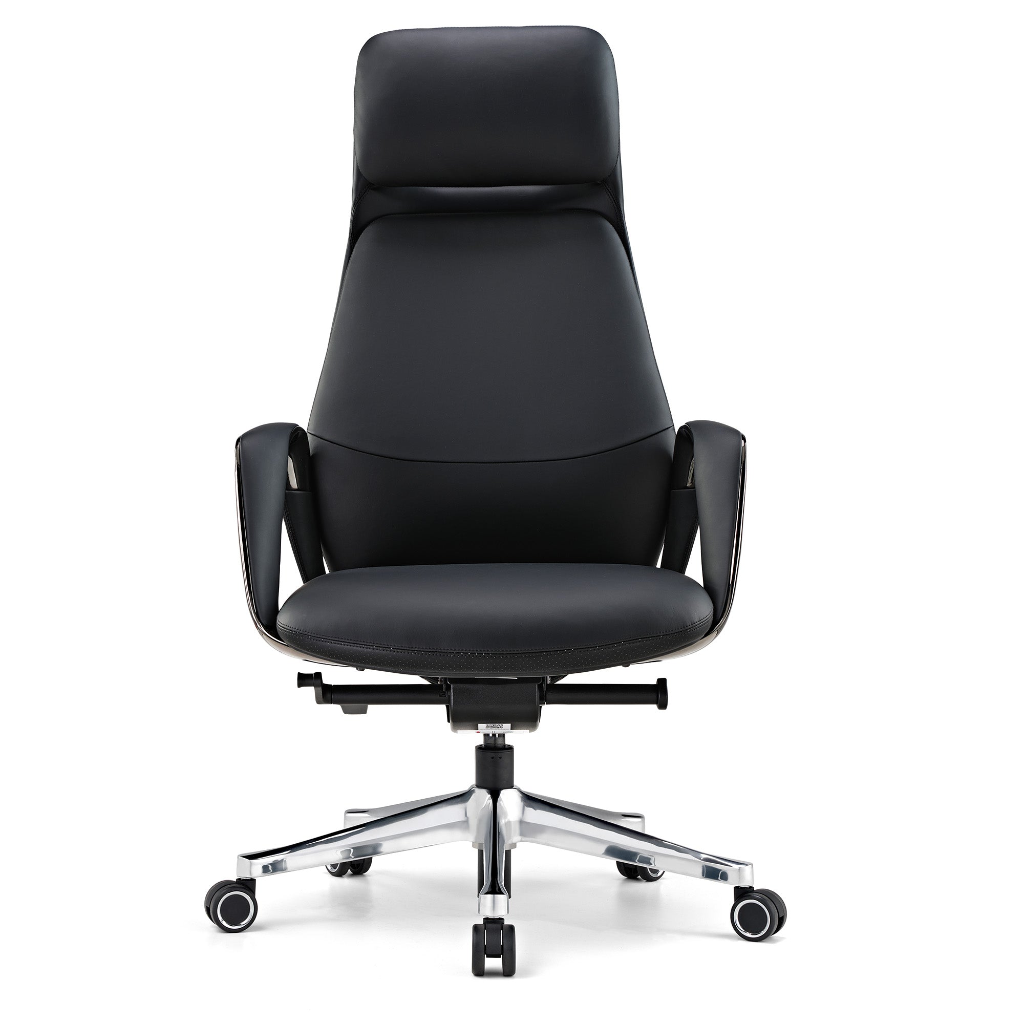 Premium SERENE Napa Leather Executive Office Chair - Ergonomic High Back Desk Chair for Home & Office Workspace, Comfortable for Long Hours Sitting