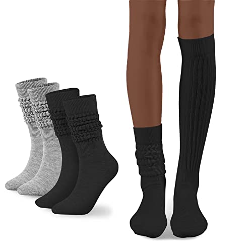 2 Pairs Black & Grey