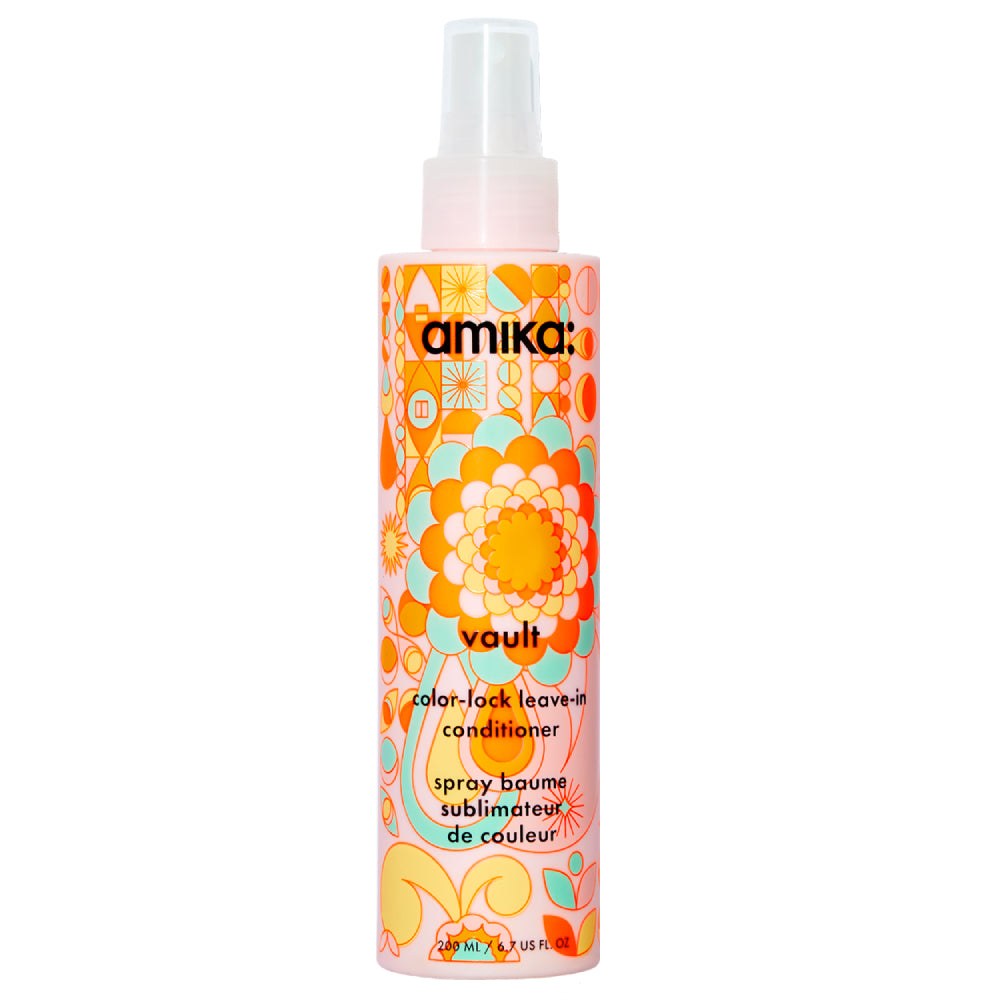 Amika Vault Leave-In Conditioner 6.7 oz - Hydrating & Detangling Hair Treatment for All Hair Types - Perfect for Daily Use, Travel & Post-Workout Hair Care