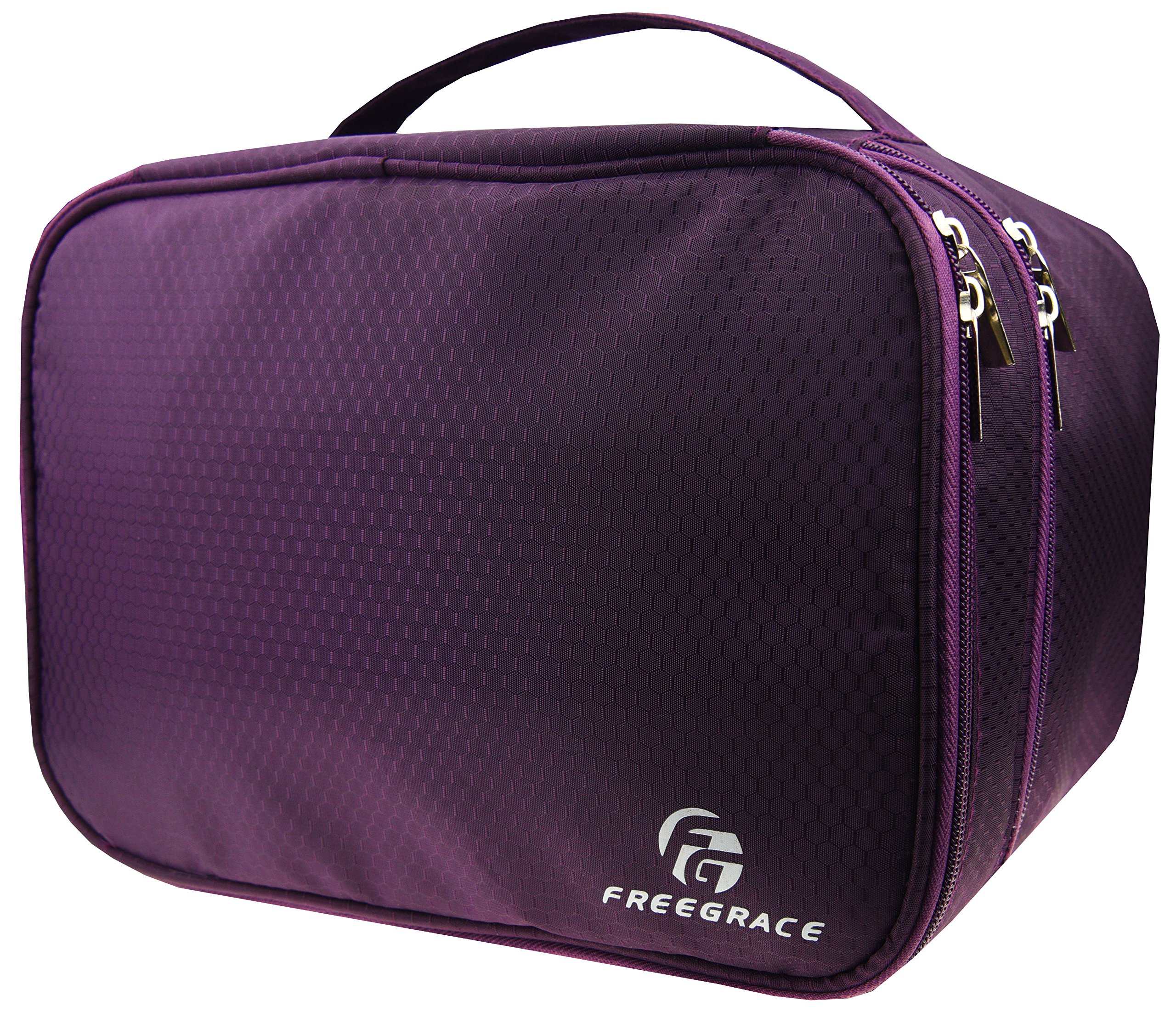 Large Double Layer Travel Organizer Underwear Bag - Storage for Bras, Socks, Underwear & Toiletries - Perfect for Packing, Vacations & Business Trips
