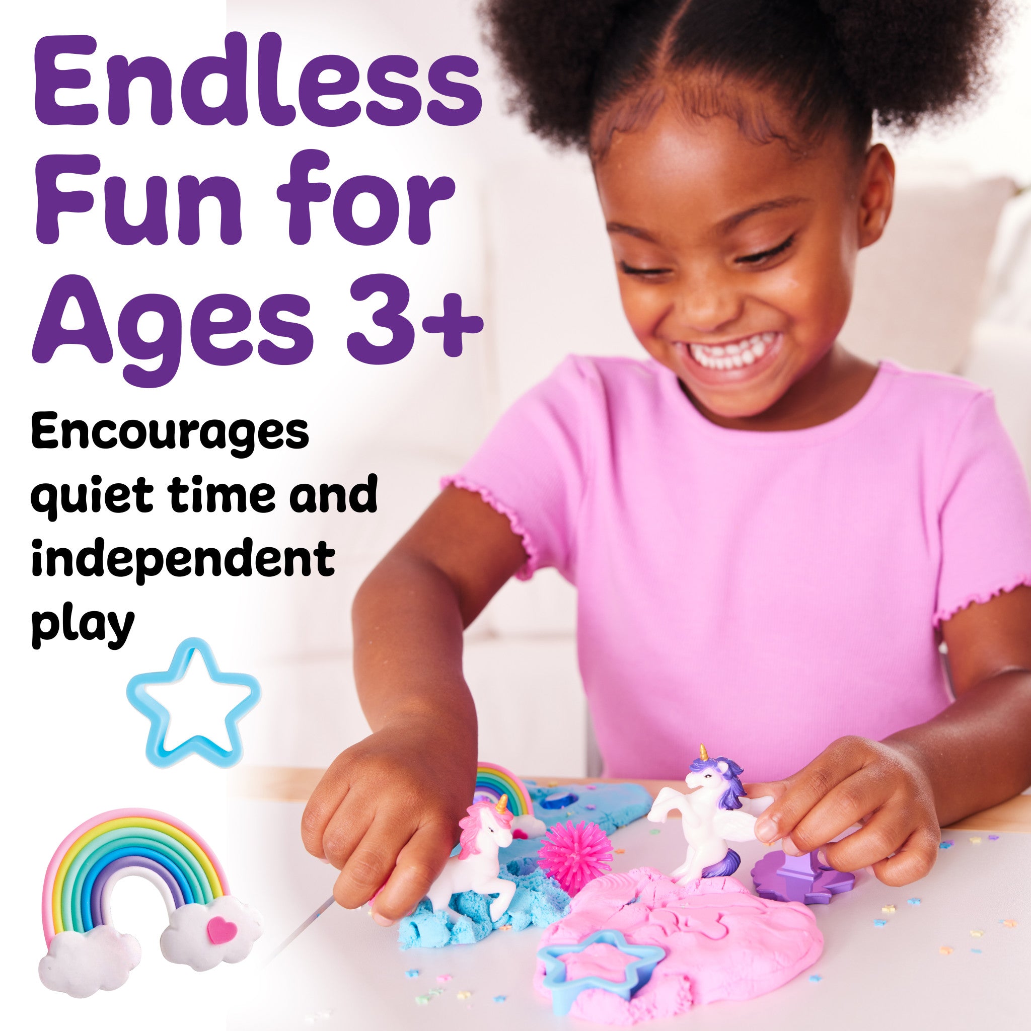 Unicorn Sensory Pack for Kids - Stress Relief & Focus Toy - Perfect for Autism, ADHD, and Anxiety Relief - Great for Home, Classroom, and Therapy Use