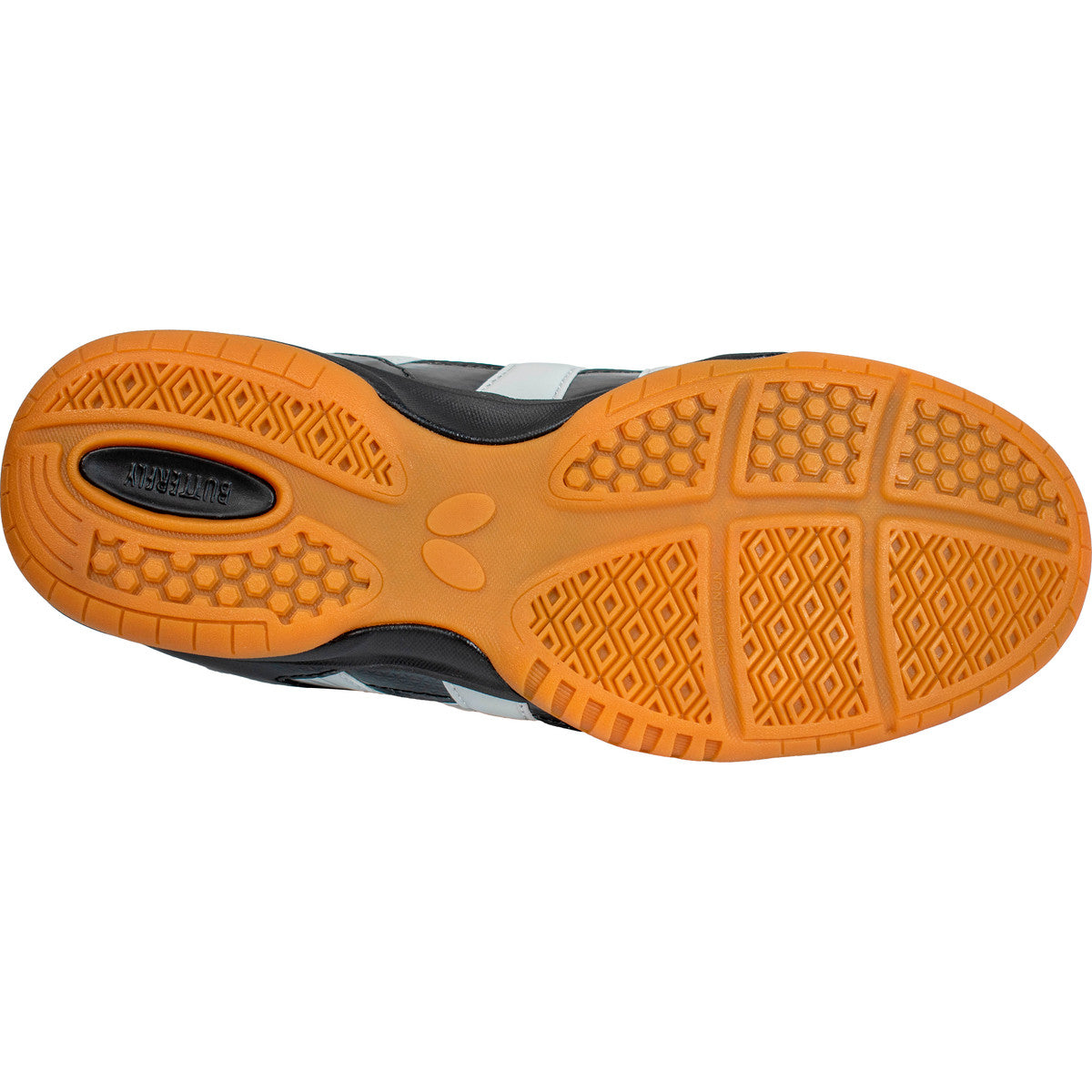 Butterfly Lezoline Unisex Table Tennis Shoes for Men & Women - Lightweight & Non-Slip Indoor Court Shoes for Ping Pong & Badminton [Black]