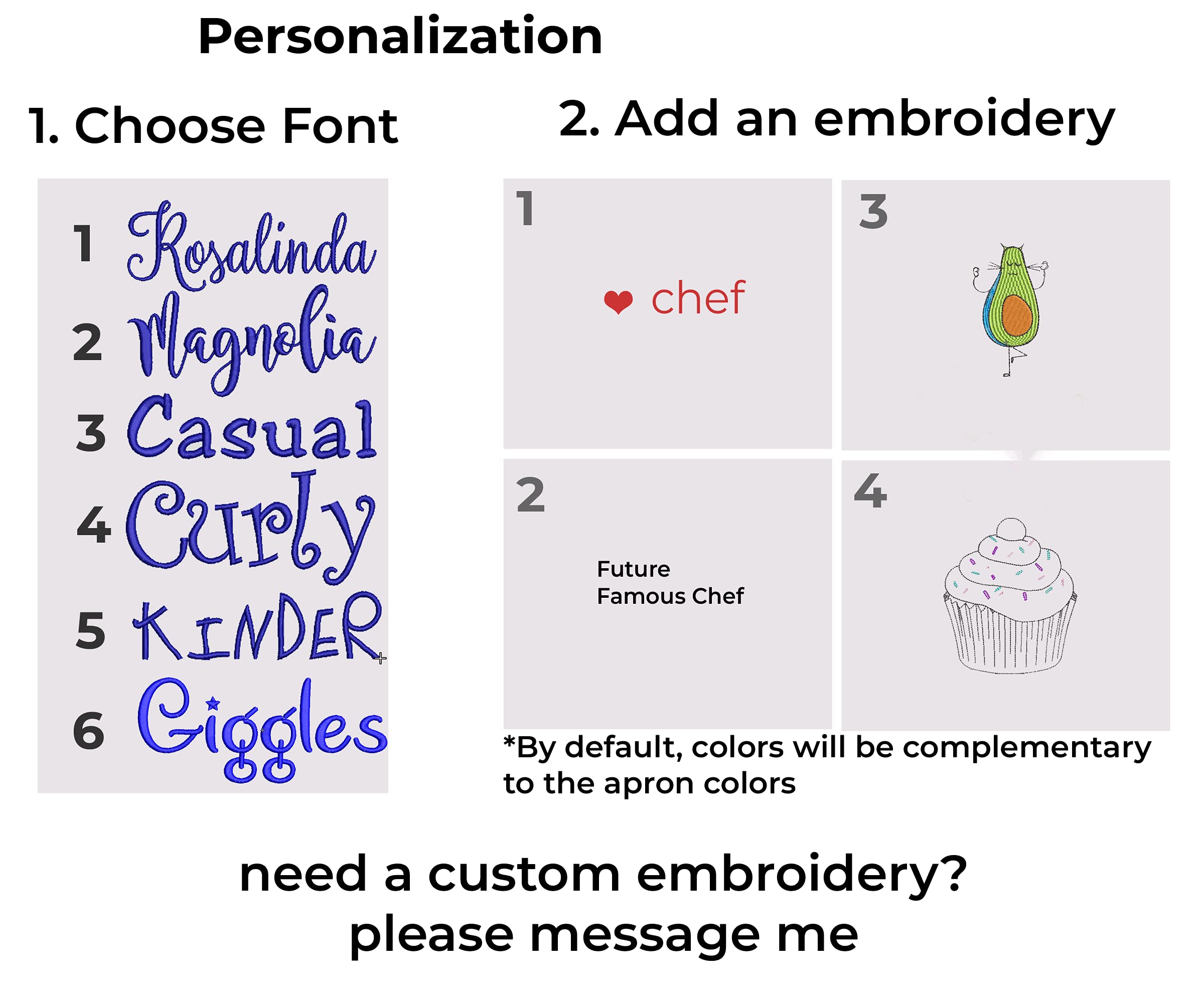 Personalized Apron for Kids & Adults - Adjustable Cooking, Baking, Gardening Apron Gift - Dark Red & Burgundy - Perfect for Home Chefs, BBQ Parties & DIY Crafts