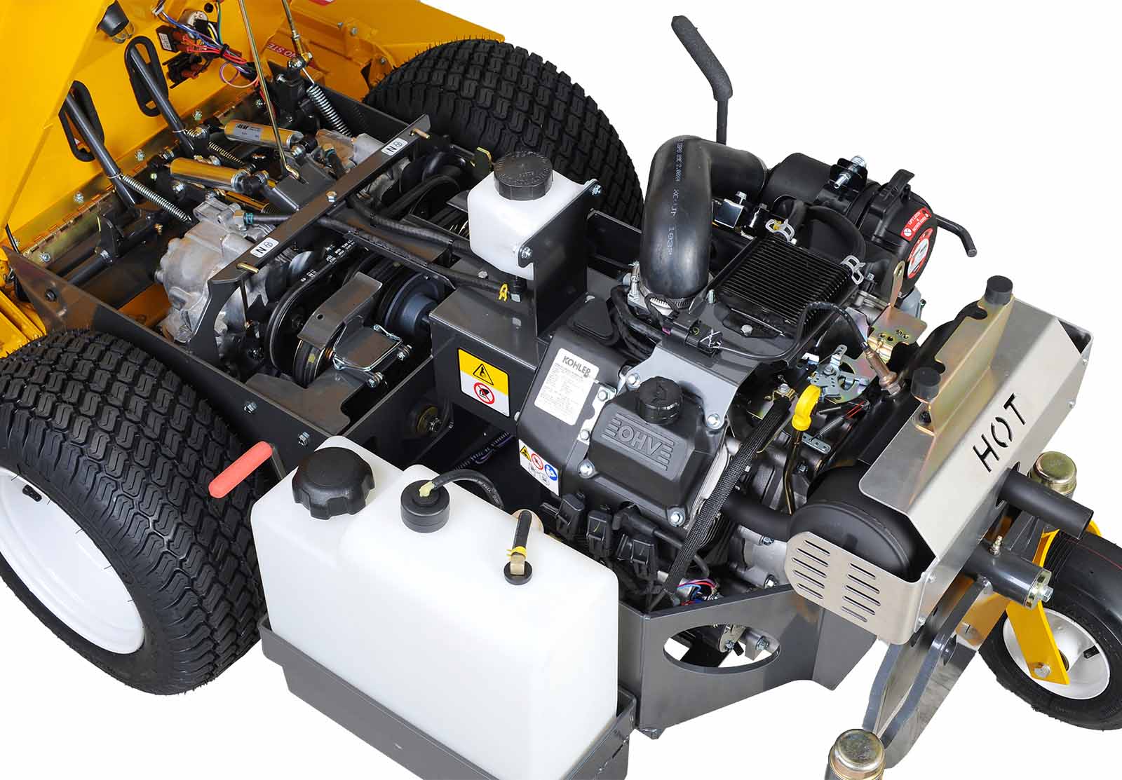 Walker Mowers MB23i 23HP EFI Gas Lawn Mower with Side Discharge (Non-Collection) - Ideal for Large Yards, Commercial Landscaping, and Professional Lawn Care Services
