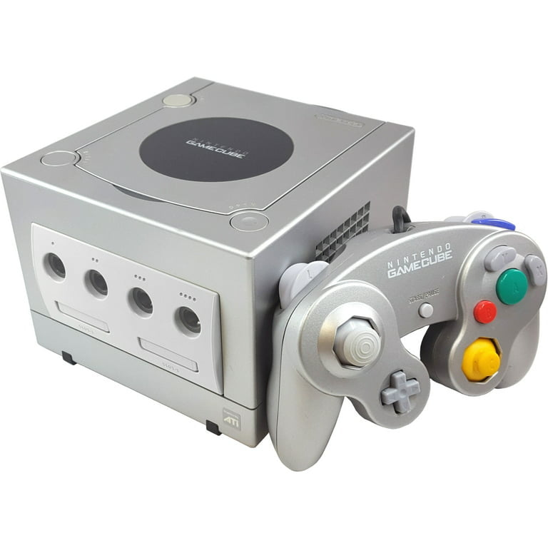 Nintendo GameCube Console Platinum Silver - Classic Gaming System for Retro Game Enthusiasts | Perfect for Home Entertainment & Multiplayer Gaming