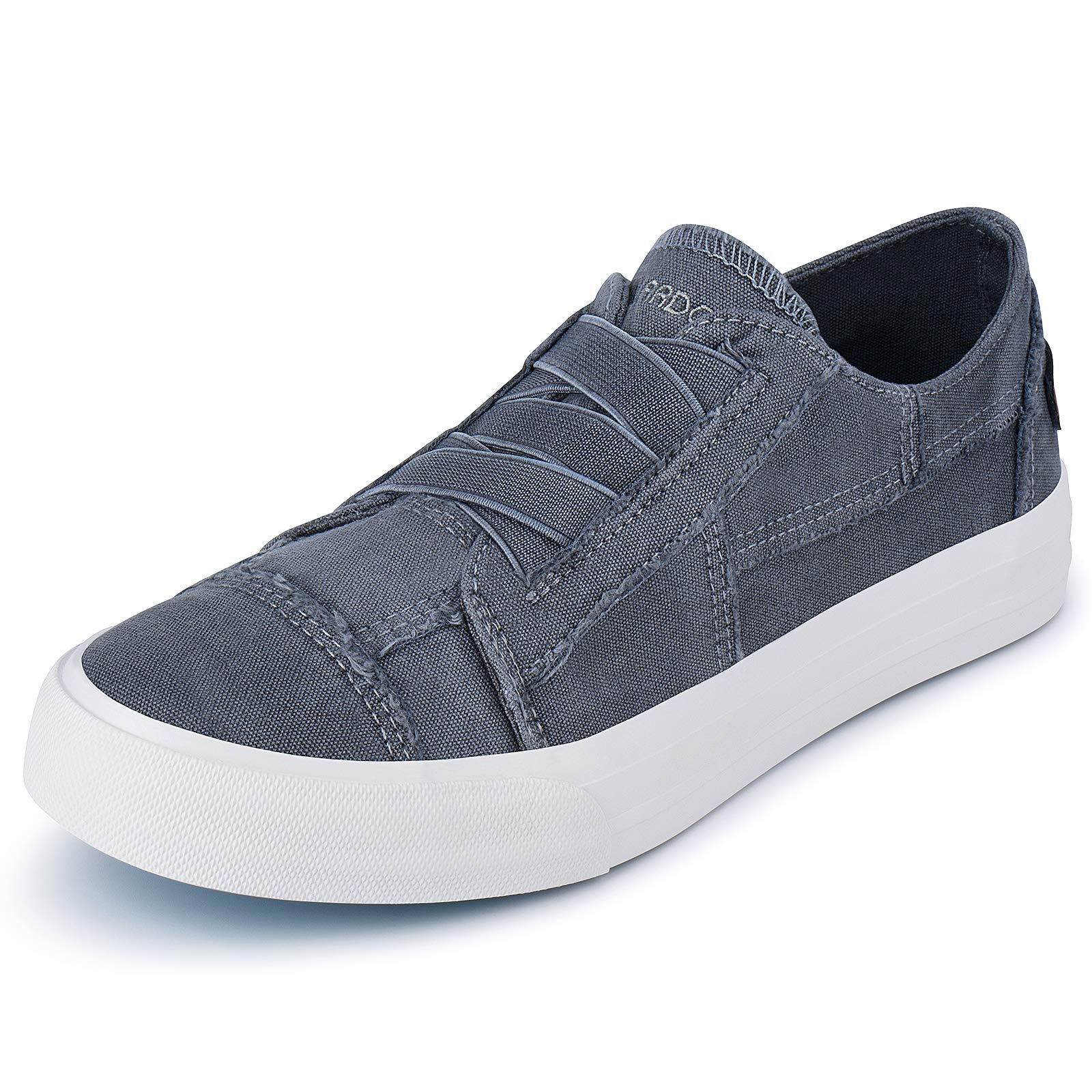 JENN ARDOR Women's Slip-On Canvas Sneakers - Comfortable Low Top Casual Walking Shoes for Women | Perfect for Everyday Wear, Errands & Light Exercise
