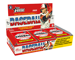 2025 Topps Heritage Baseball Hobby Box - Premium Baseball Trading Cards Collection for Collectors & Investors - Perfect for Sports Memorabilia, Gifts, and Card Show Trading