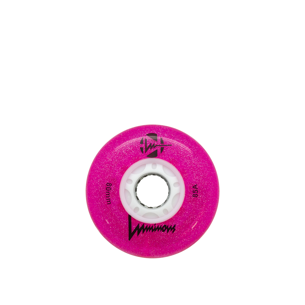 Luminous 80mm/85a Skateboard Wheel (Single) - High-Performance Glow in the Dark Wheels for Night Skateboarding & Longboard Cruising