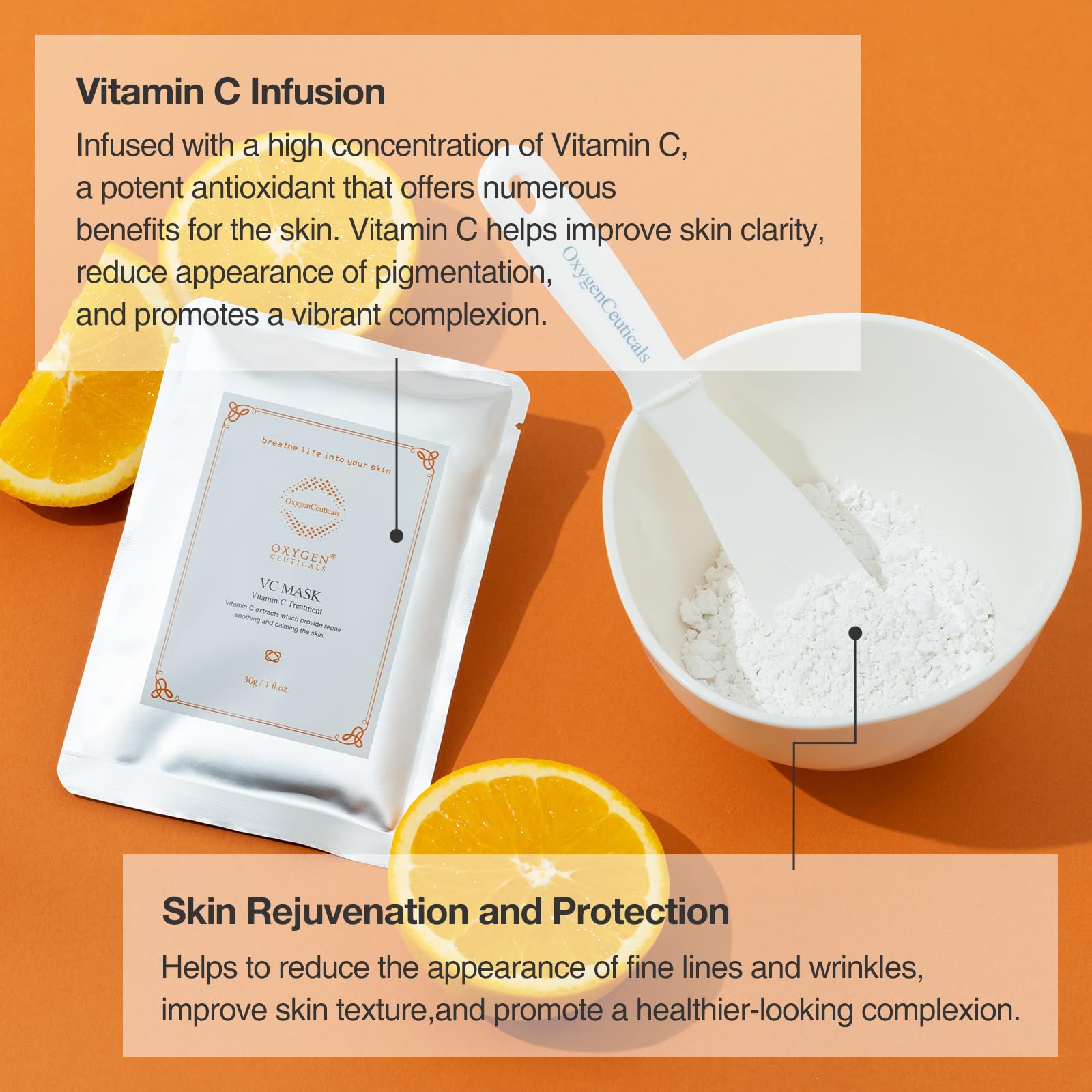 Premium Vitamin C Peel-Off Algae Mask - Deep Cleansing & Purifying Treatment for Glowing Skin (1kg, 33 Packs) | Detox & Brighten Face Mask for Spa Day & Self-Care Routine