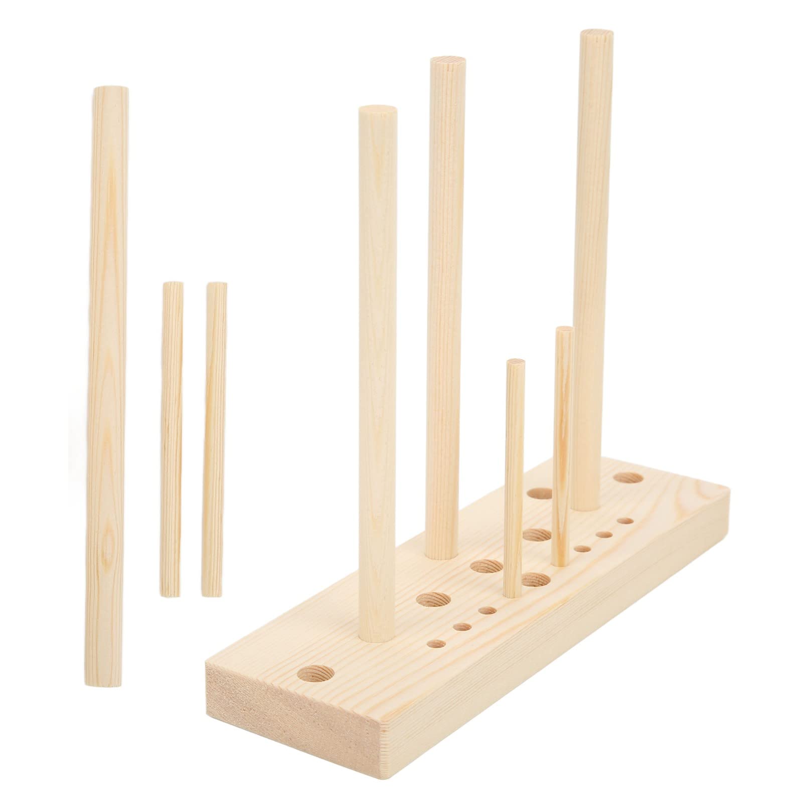 Wooden Bow Maker Board & Sticks Kit - DIY Ribbon Bows for Crafts, Party Decorations, Gift Wrapping & Hair Accessories