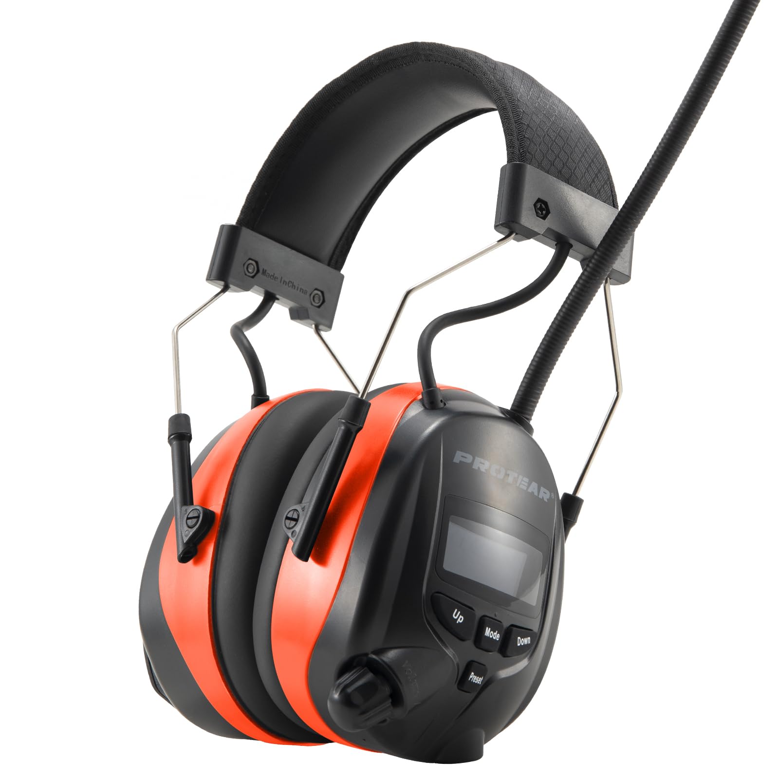 PROTEAR Bluetooth Headphones with DAB/DAB+ FM Radio - Wireless Over-Ear Headset for Men & Women - Perfect for Commuting, Workouts, and Travel