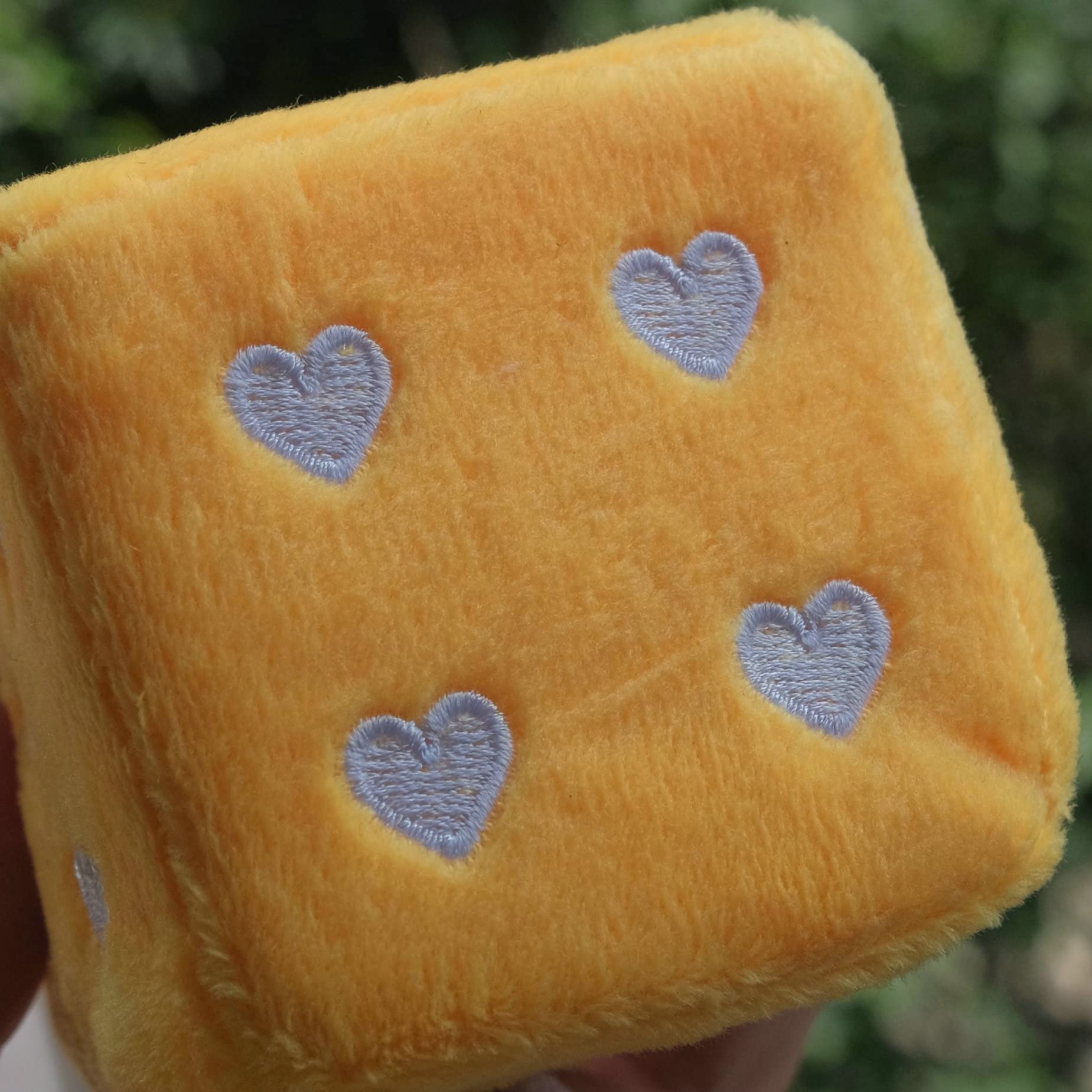Fuzzy Plush Dice for Car Rearview Mirror - 3