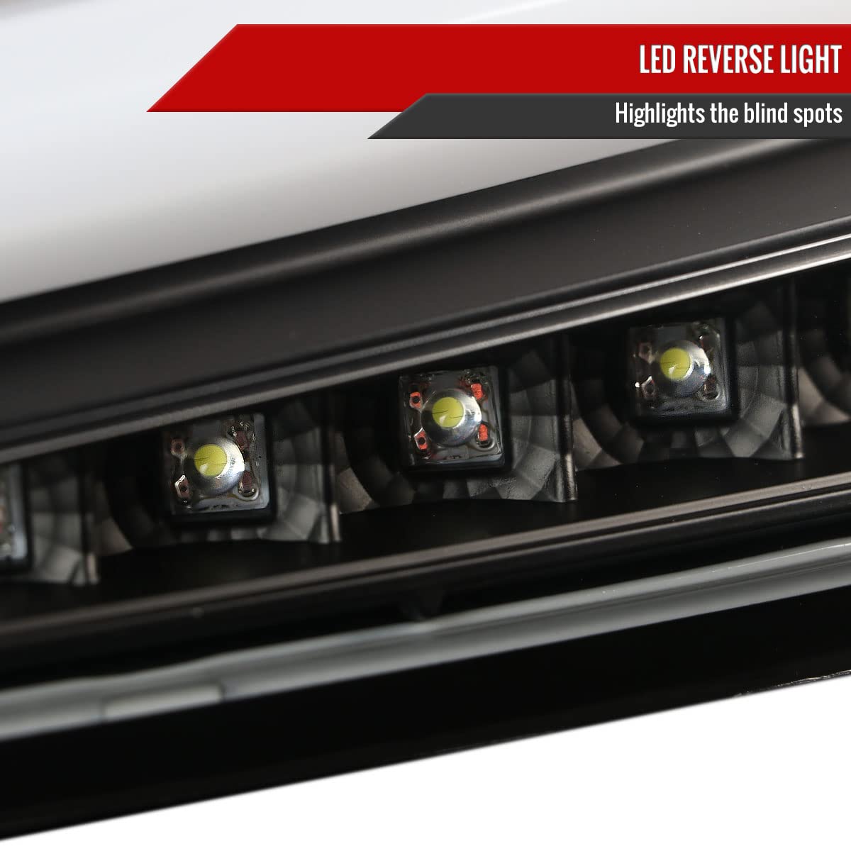 Black Sequential LED Tail Lights for 2015-2021 Subaru WRX - Smoked Brake Lamps with Turn Signal & Reverse Light - Perfect for Night Driving & Car Customization