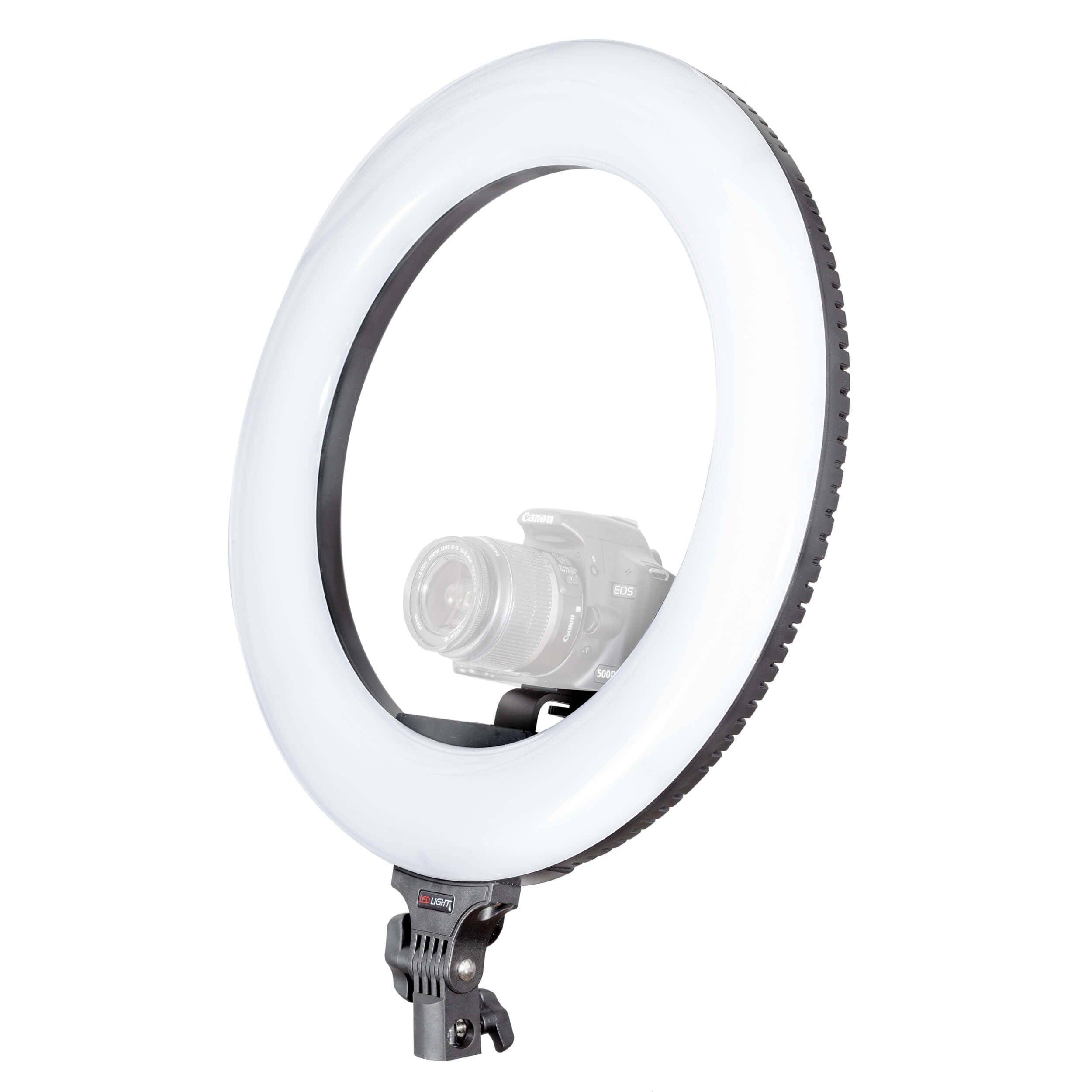RICO240B MKII 46cm (18 Inch) 3200-5600K Adjustable LED Ring Light for Photography, Videography, YouTube & TikTok Content Creation