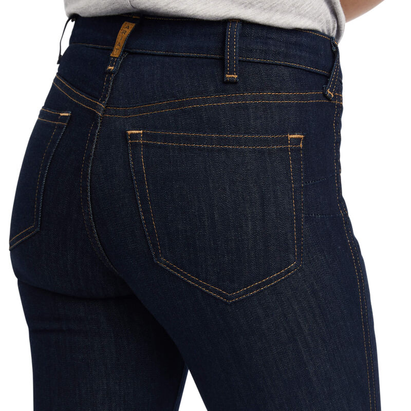 Ariat Women's R.E.A.L. High Rise Alexa Flare Jean - Premium Stretch Denim Bootcut Pants for Riding, Western Fashion & Everyday Comfort