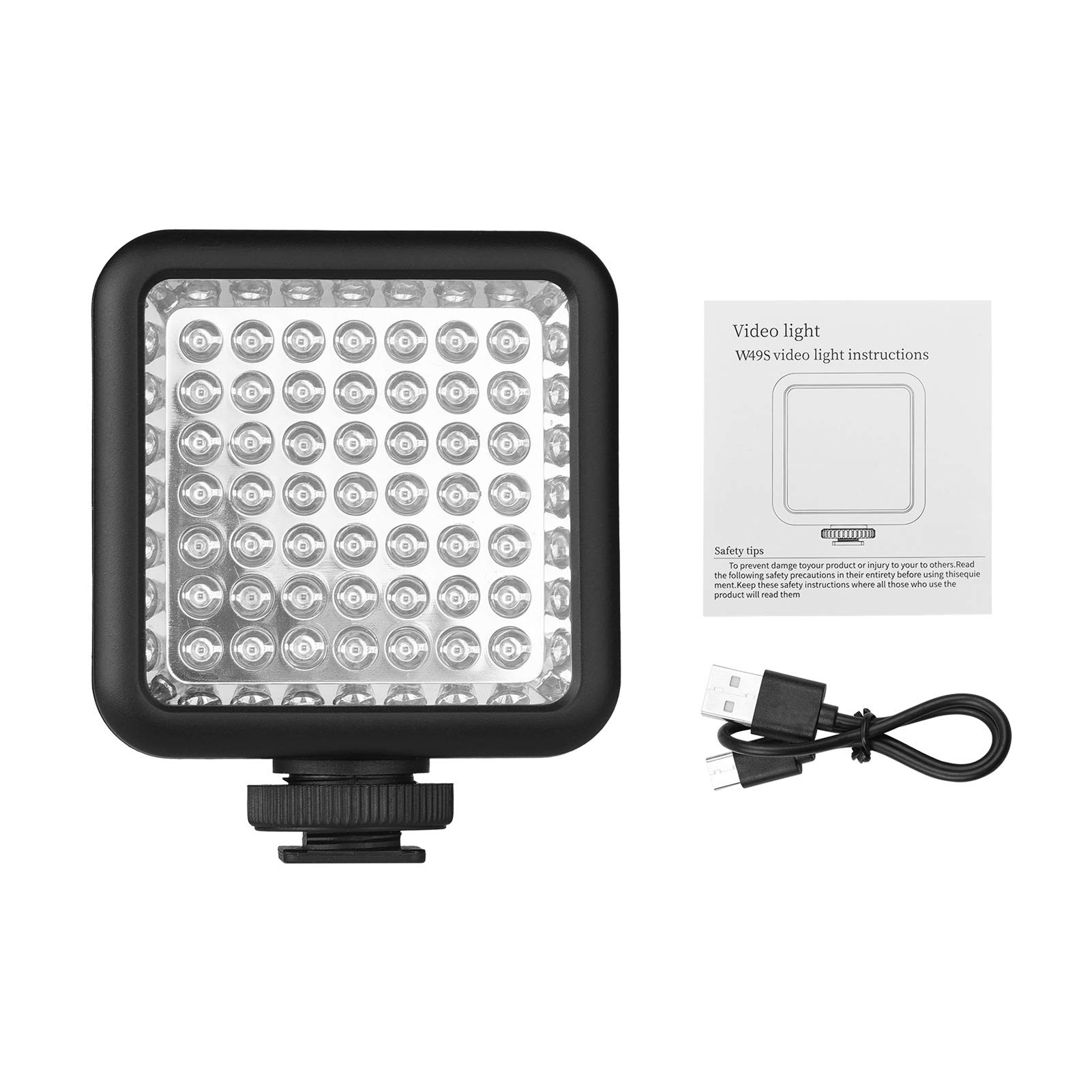 Andoer IR49S Mini IR Night Vision Light for Camera - Vlog & YouTube Recording