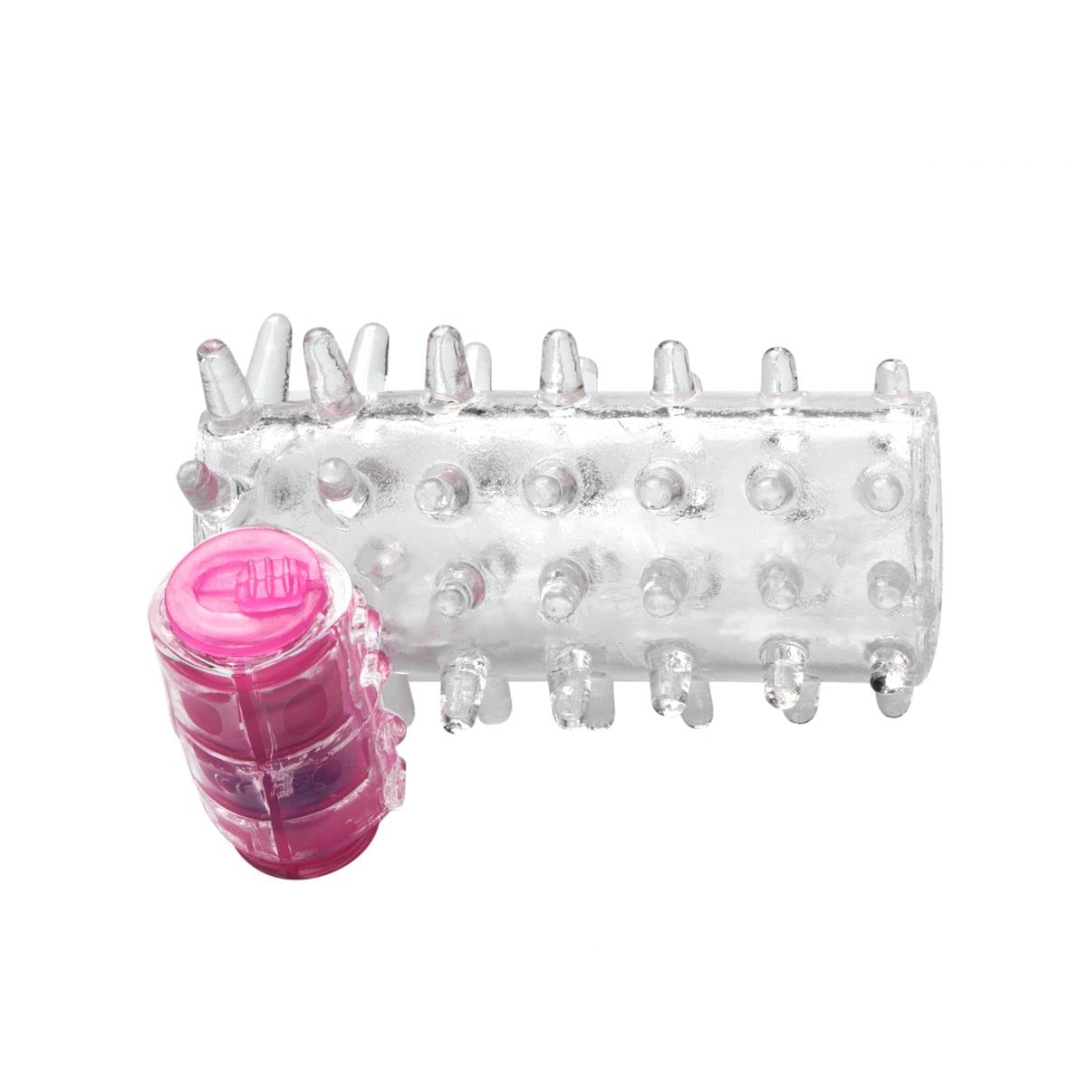 Vibrating Rose Penis Sleeve - EasyToys Soft Silicone Adult Toy for Men, Couples & Solo Play - Enhance Intimacy & Pleasure in Bedroom & Travel