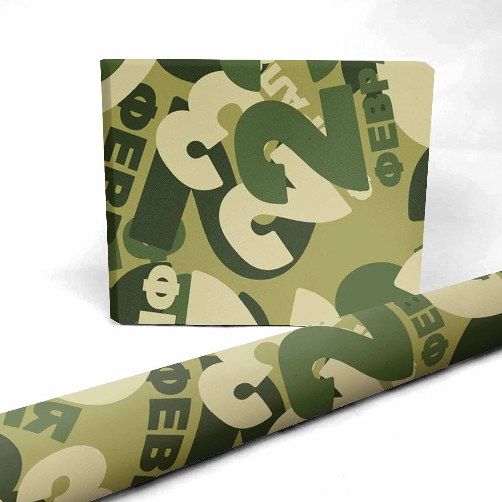 Military Green Camouflage Gift Wrapping Paper Roll - 1 Sheet for Anniversary, Holidays & Special Occasions | Perfect for Birthday Presents, Christmas Gifts & Party Decorations