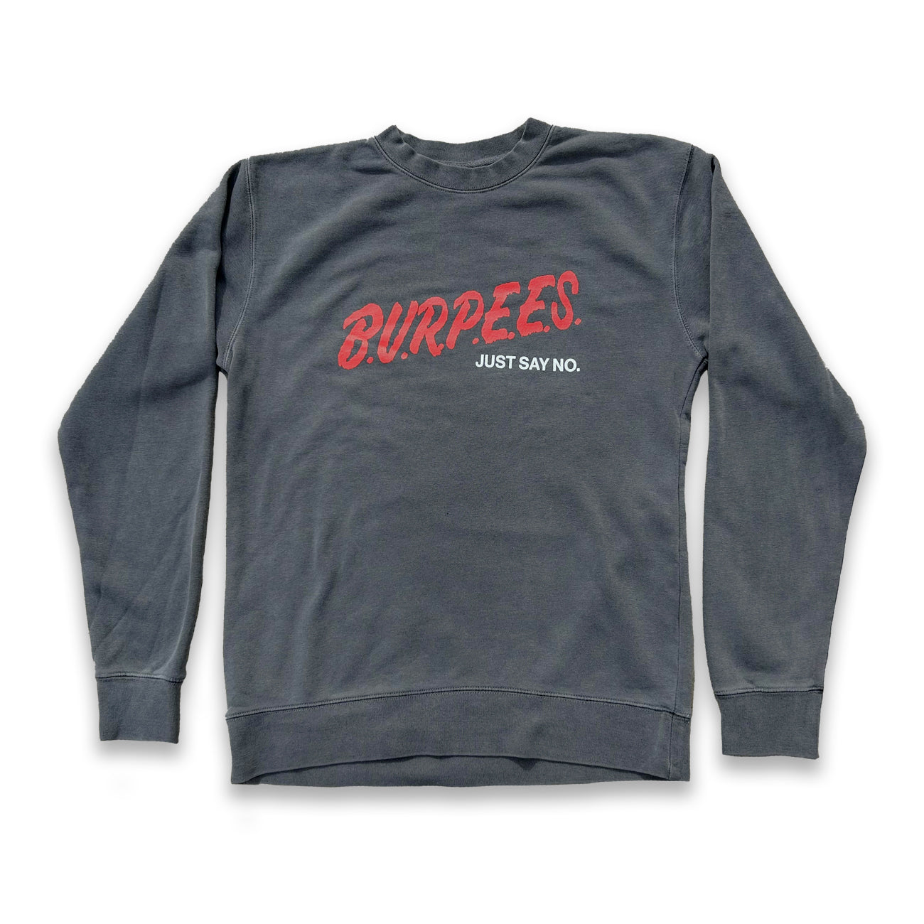 Burpees Midweight Crewneck Sweatshirt for Men & Women | Soft Cotton Blend Pullover | Casual Comfort Wear for Gym, Lounge & Everyday Use