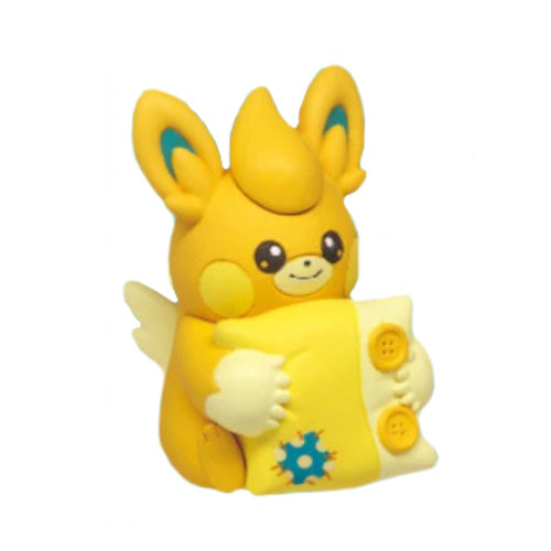Takara Tomy 1 Inch Mini Pokemon At Home Relax Cushion Mascot Vol. 4 - Cute Collectible Figure for Desk Decor, Gift, or Anime Fan Display