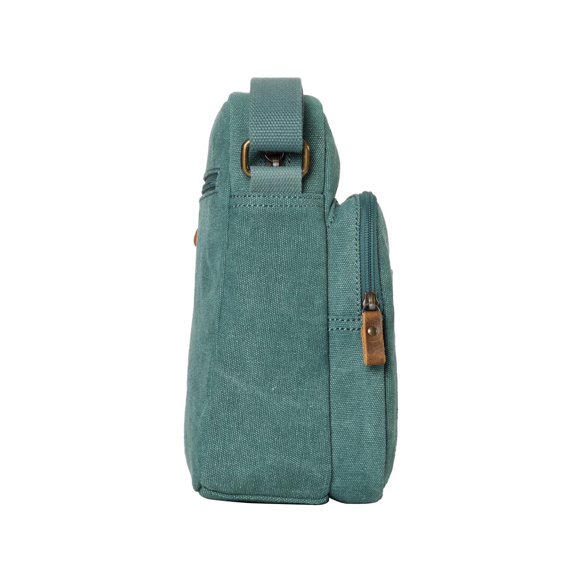 TRP0370 Troop London Classic Canvas Crossbody Bag for Men & Women - Stylish & Durable Everyday Shoulder Bag for Work, Travel & Casual Outings