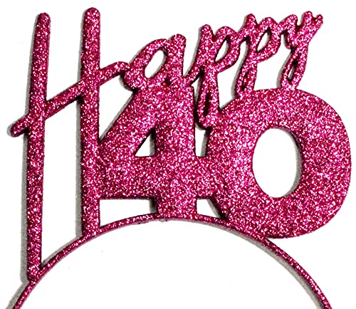 Happy 40 (Hot Pink)