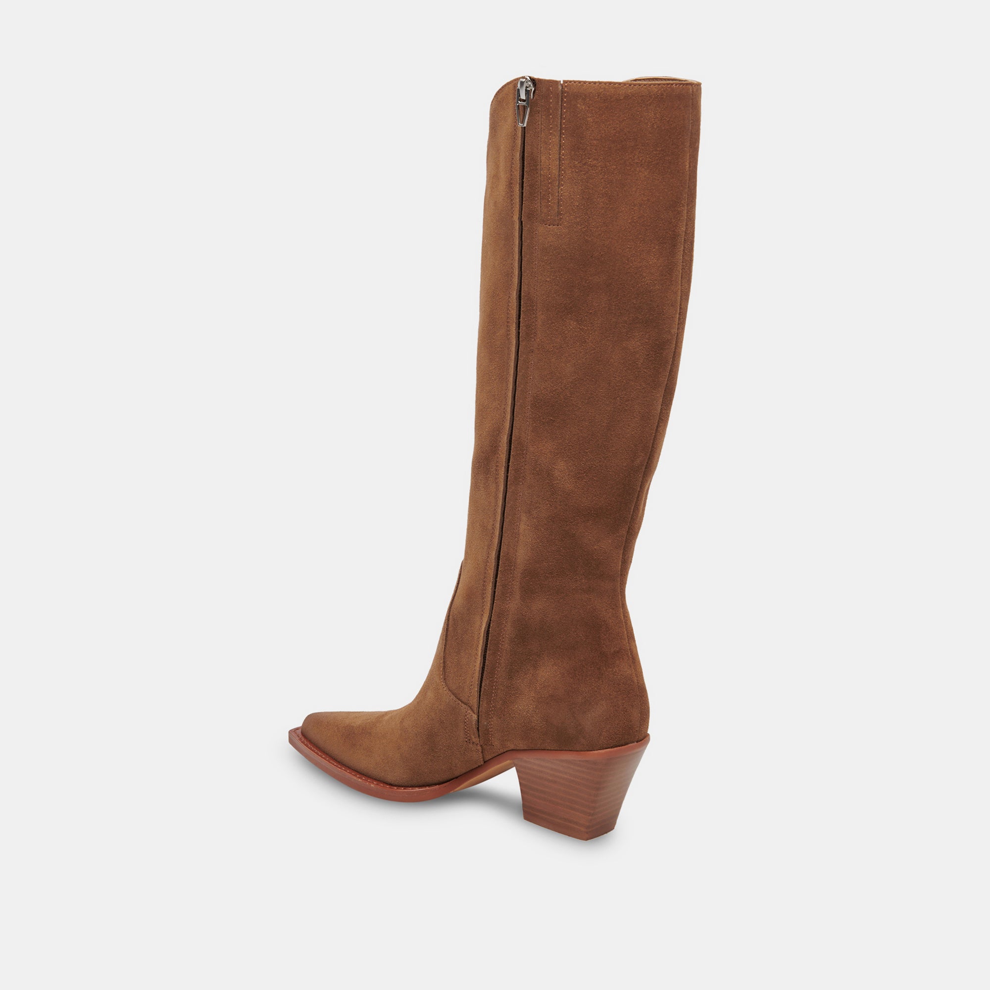 RAJ Extra Wide Calf Boots for Women - Brown Suede Ankle Boots, Comfortable & Stylish for Fall, Winter, and Casual Outfits
