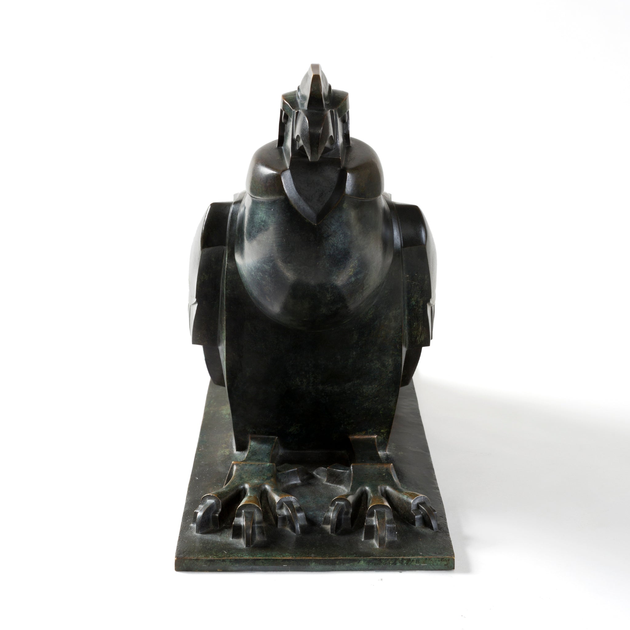 Édouard Marcel Sandoz Bronze Condor Sculpture - Handcrafted Art Deco Bird Statue - Home & Office Decor, Luxury Gift for Collectors