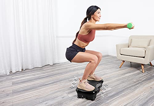 Vibrating Fitness Platform - Full Body Vibration Exercise Machine for Home Workout, Weight Loss & Muscle Toning | Portable Vibration Trainer for Fitness, Rehabilitation & Wellness