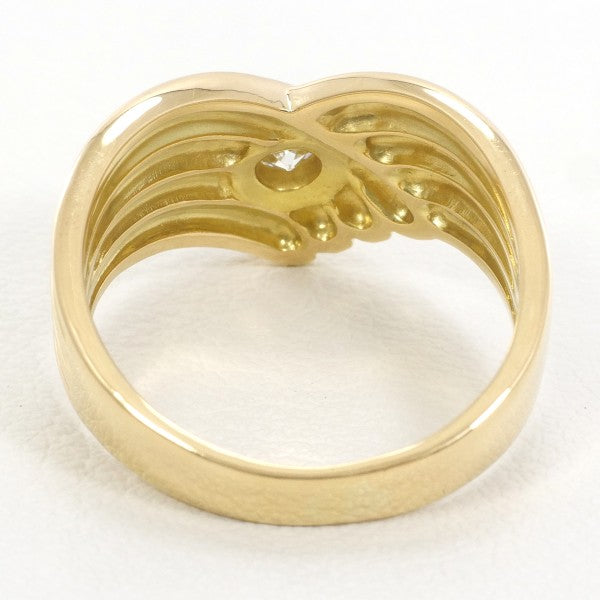 18K Yellow Gold Diamond Ring for Women - Elegant Solitaire Engagement & Wedding Band - Perfect for Proposals, Anniversaries, and Special Occasions