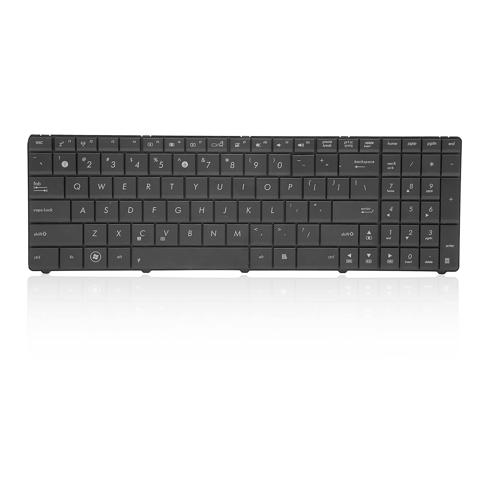 102-Key Ultra Thin Laptop Keyboard for ASUS X53U/X54X - Gaming & Office Use
