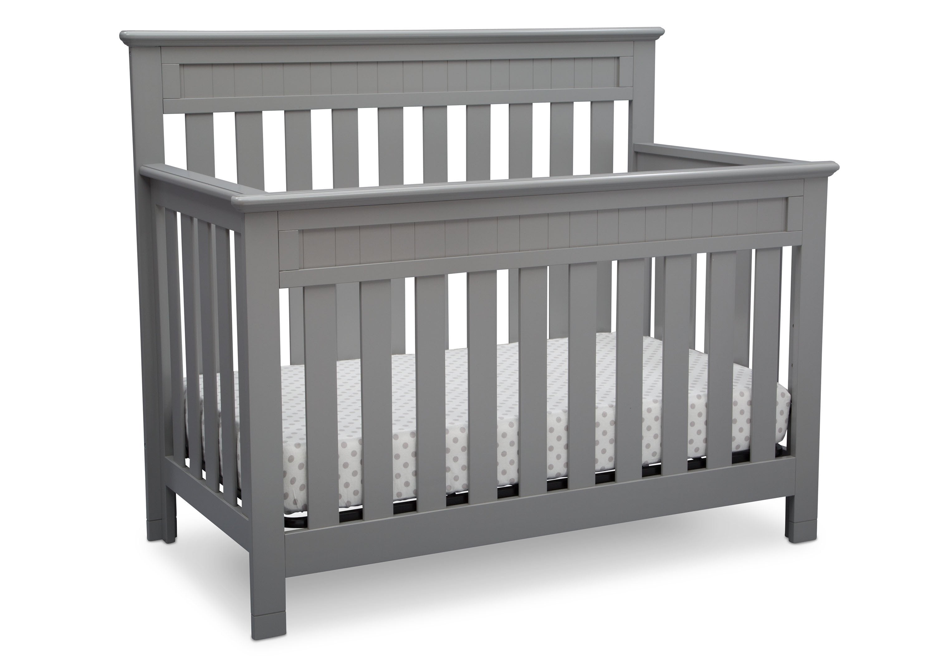 Chalet 4-in-1 Convertible Baby Crib - Adjustable Height Wooden Crib with Toddler Bed & Daybed Conversion - Perfect for Nursery, Bedroom, and Guest Room
