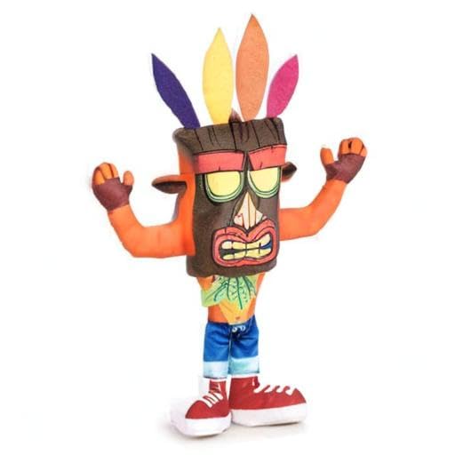 Crash Bandicoot Plush Toy 21cm - Soft & Cuddly Collectible for Fans, Kids & Gamers | Perfect for Gifts, Bedroom Decor & Gaming Room Accessories