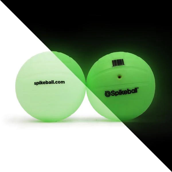 Spikeball Glow Ball - Premium Glow-in-the-Dark Spikeball Set for Outdoor Night Games, Backyard Fun & Beach Activities