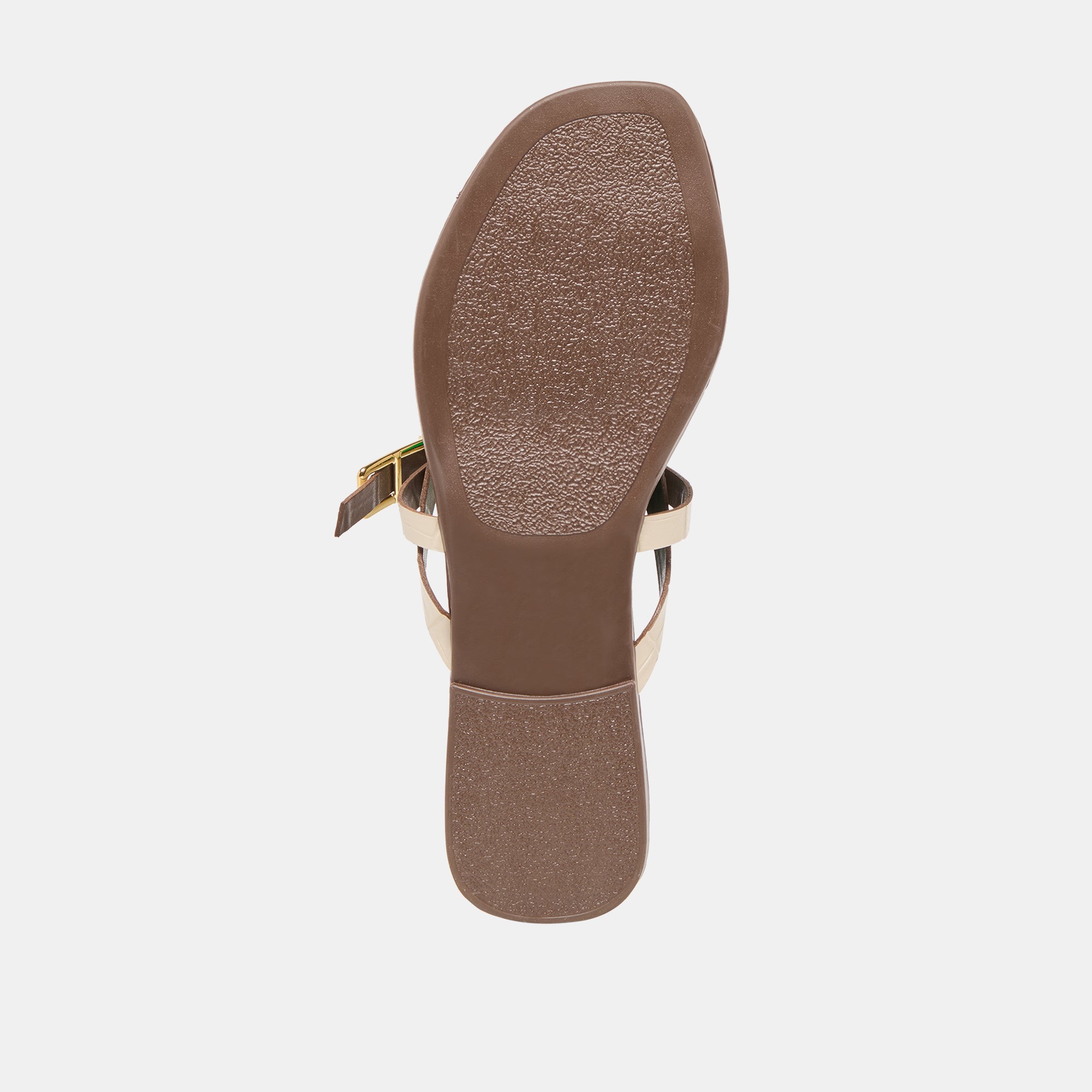 PIERS Women's Beige Crocodile Embossed Leather Sandals - Comfortable & Stylish for Summer, Beach, and Casual Outings