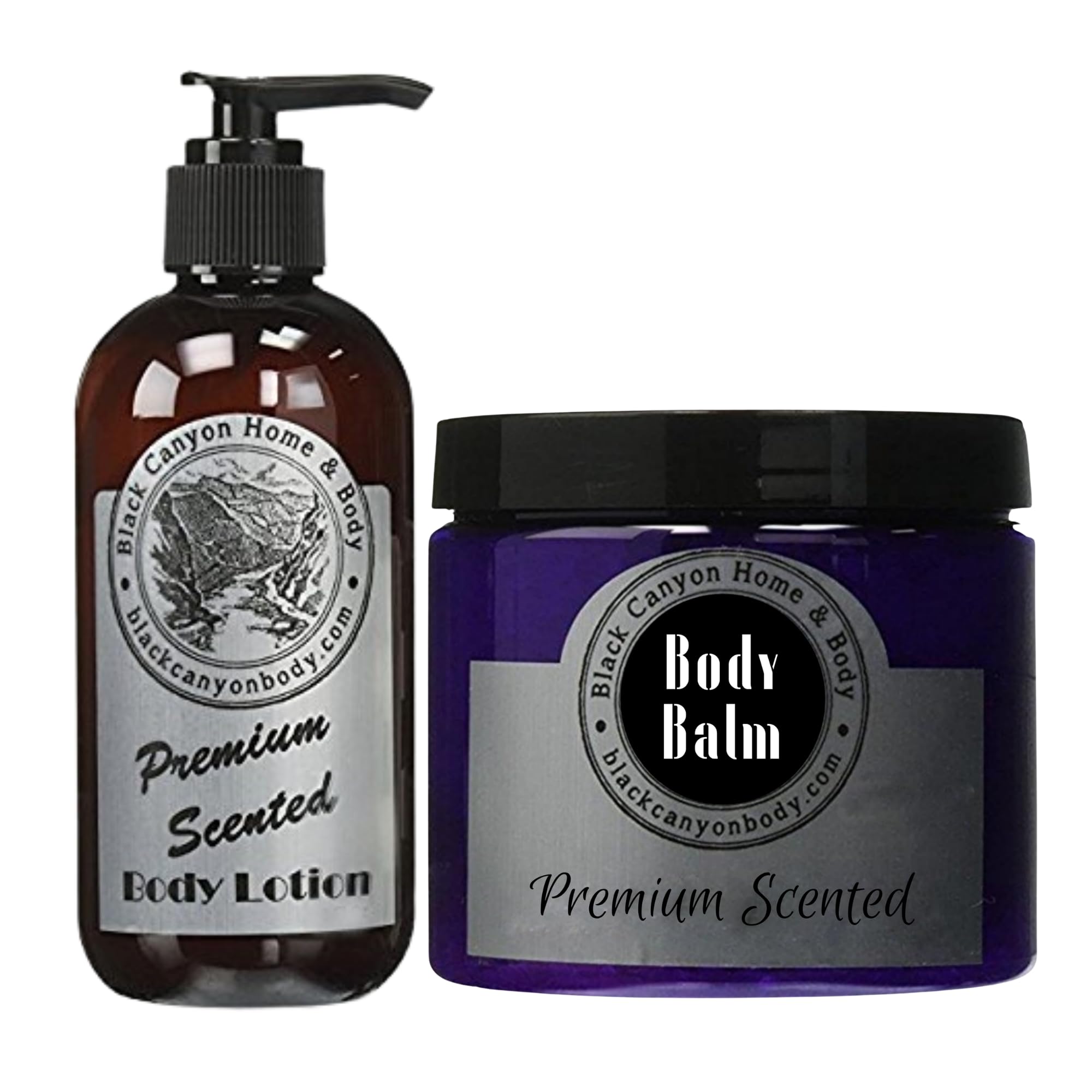 Vanilla Ginger & Brown Sugar Scented Body Lotion and Body Balm Set - 8 Oz Moisturizing Lotion & 16 Oz Nourishing Balm - Perfect for Dry Skin Care & Relaxing Spa Nights at Home