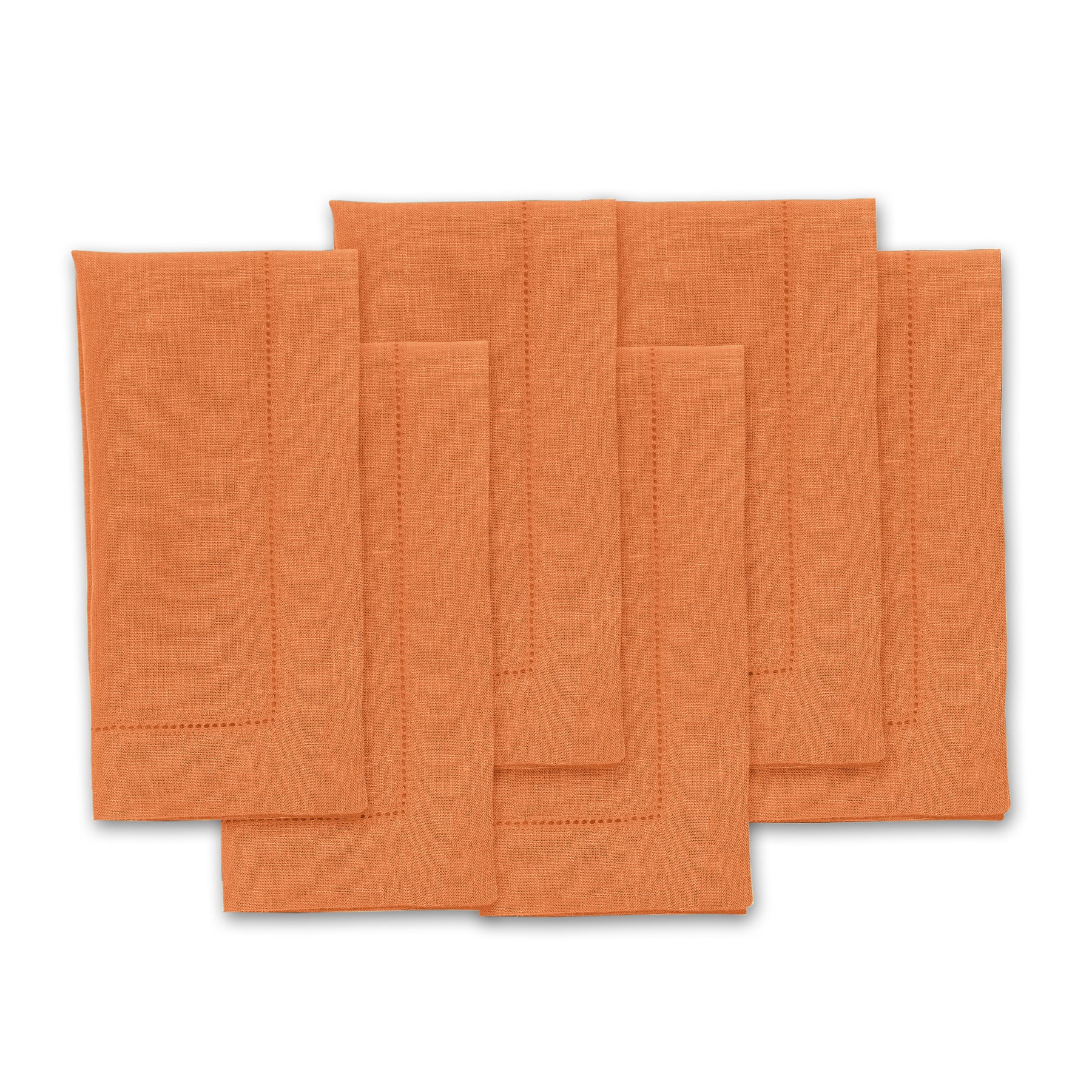 Premium Classic Hemstitch Linen Napkins - Elegant Dinner Table Decor for Weddings, Parties & Fine Dining