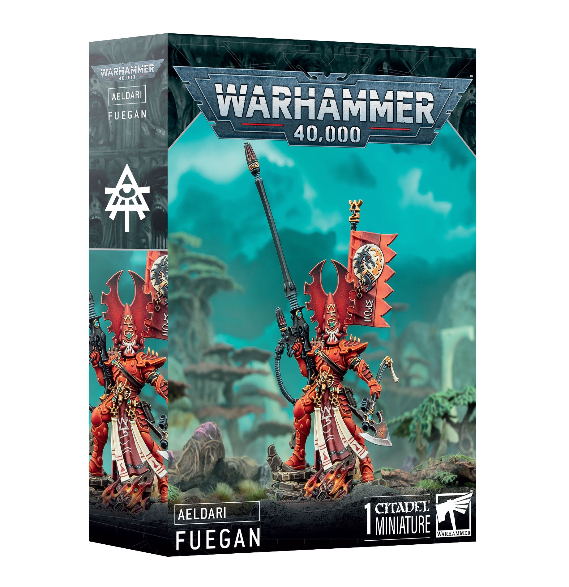 40K Warhammer Aeldari Fuegan Miniature - High-Quality Tabletop Gaming Figure for Collectors & Wargaming Enthusiasts | Perfect for Battlefield Scenarios & Display