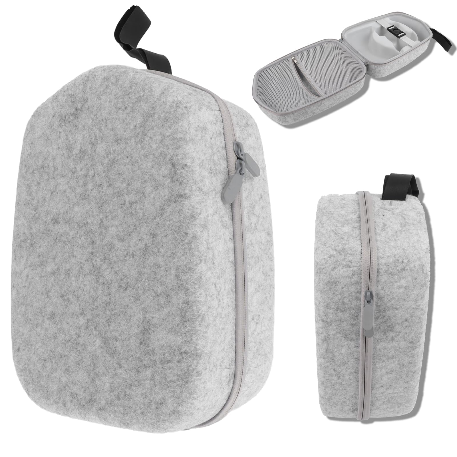 Premium VR Glasses Storage Case - Anti-Scratch EVA Hard Shell Travel Organizer for Oculus Quest 2 Headset - Portable Protective Box for Gaming, Home Storage & Travel Accessories