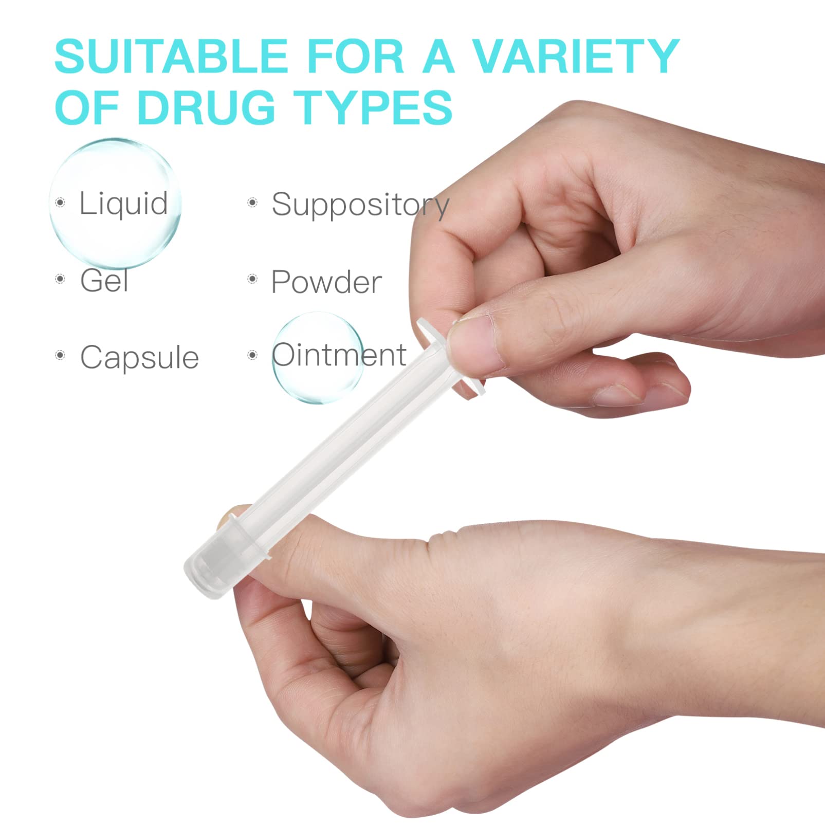 10pcs Disposable Vaginal Applicators for Progesterone Suppositories & Personal Lubricants - Fertility Health Care Tools, Home Insemination Kit - Perfect for Women's Wellness & Fertility Treatments
